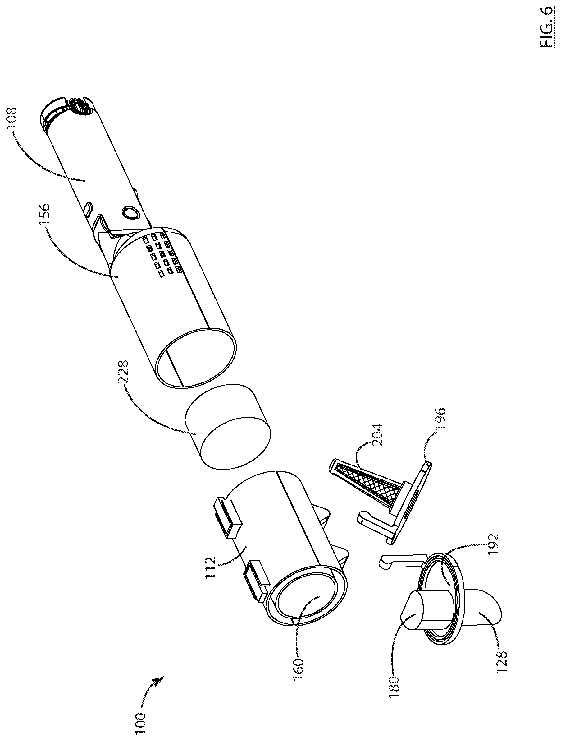 Patent US12551067 Figure 6 – Surface cleaning apparatus