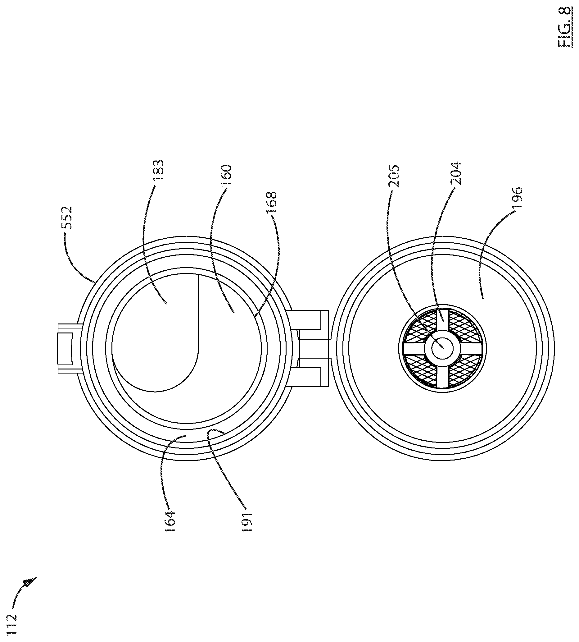 Patent US12551067 Figure 8 – Surface cleaning apparatus