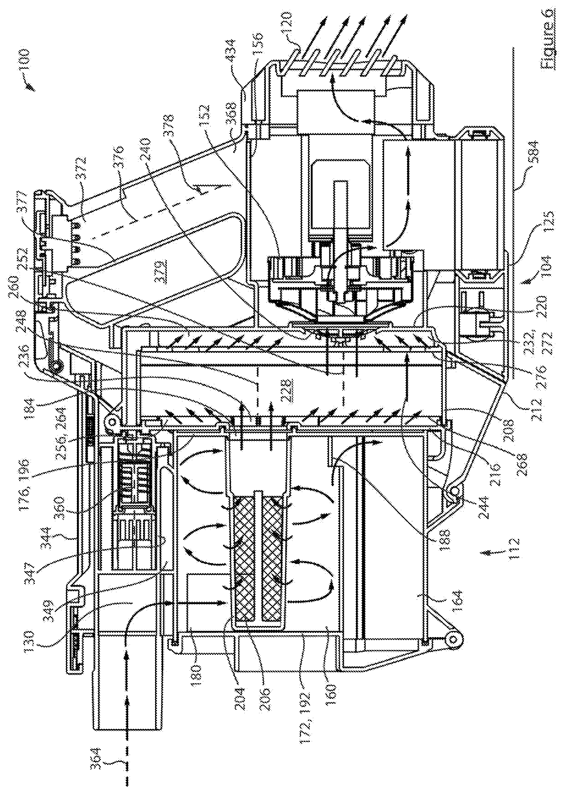 Patent US12551068 Figure 7 – Surface cleaning apparatus