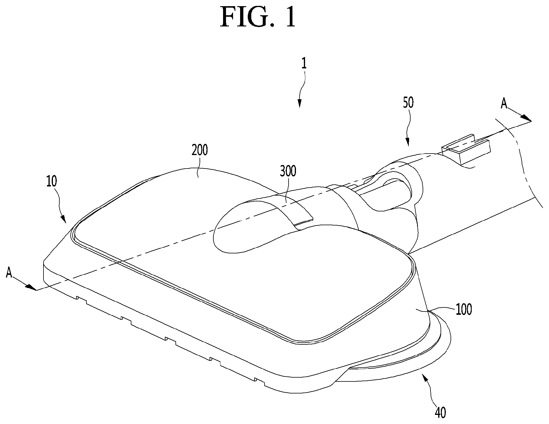 Patent US12551069 — Nozzle for cleaner — Figure 1