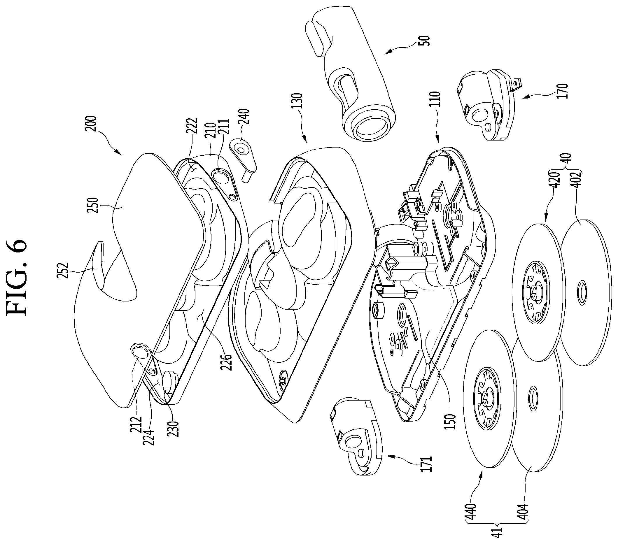 Patent US12551069 Figure 5 – Nozzle for cleaner