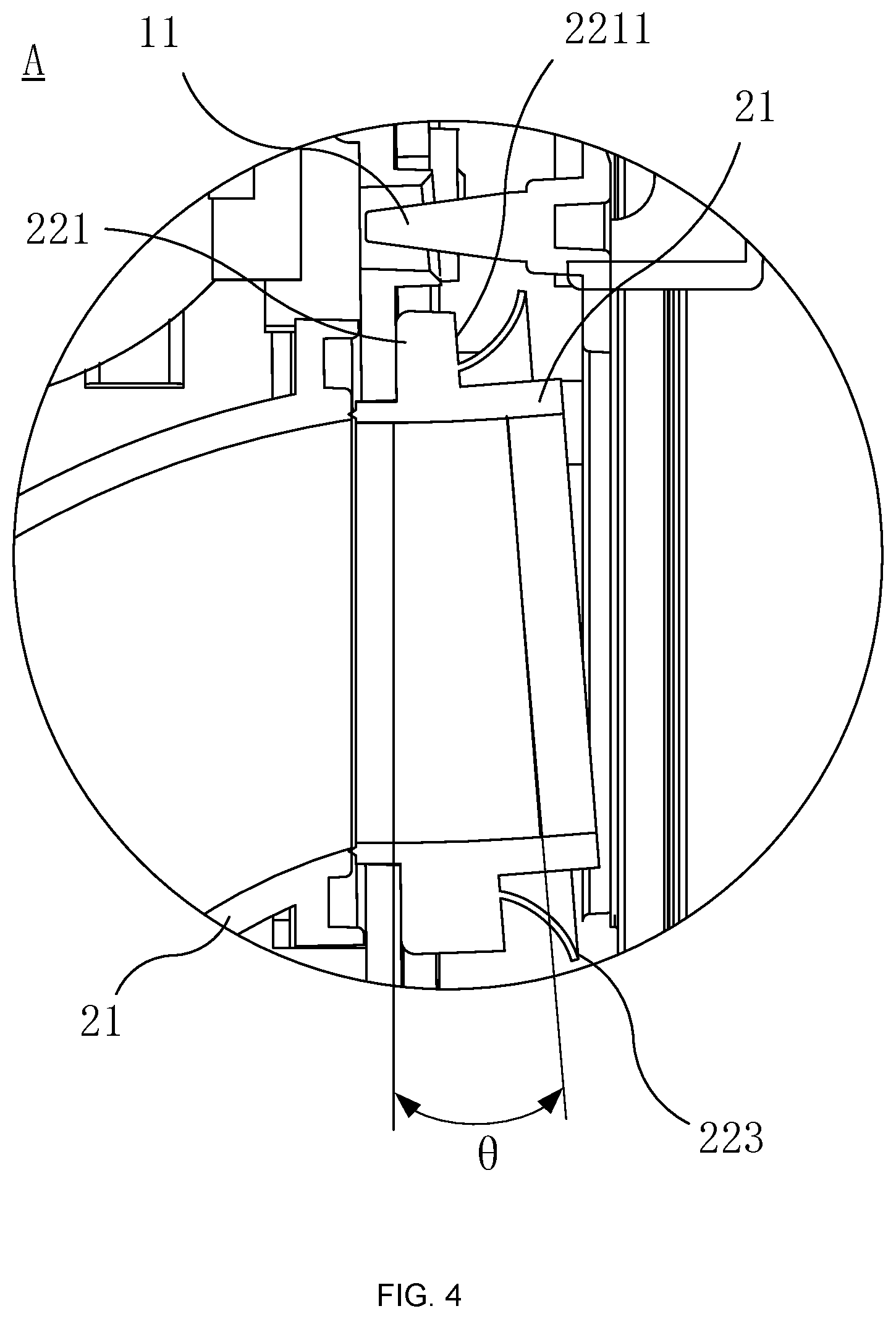 Patent US12551070 Figure 4 – Dust collecting device, cleaning base station and robot cleaning system