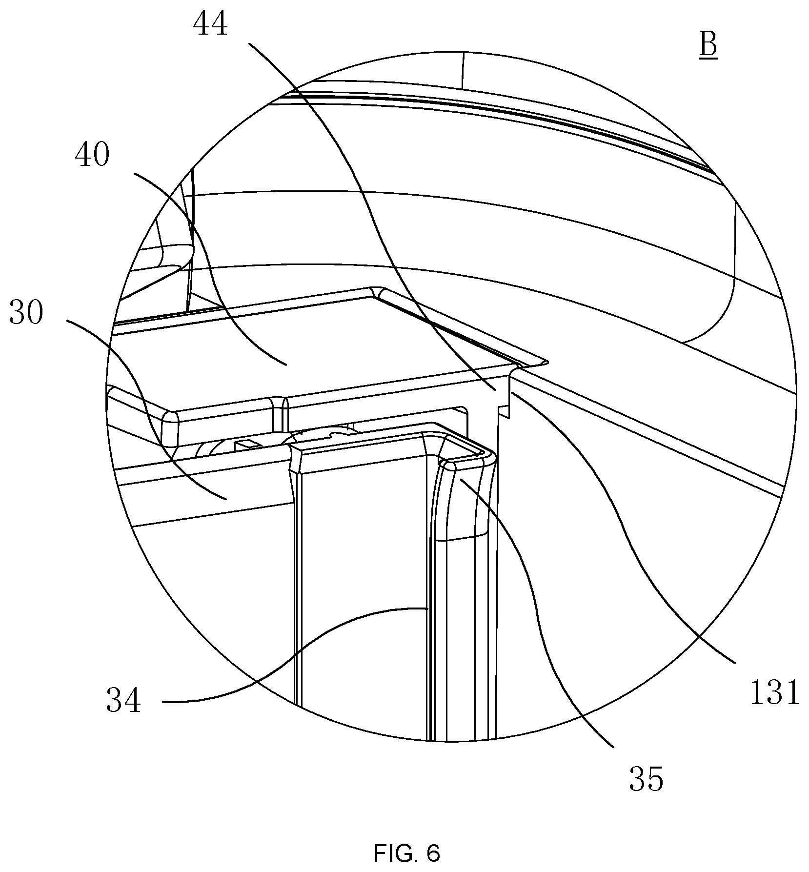 Patent US12551070 Figure 6 – Dust collecting device, cleaning base station and robot cleaning system