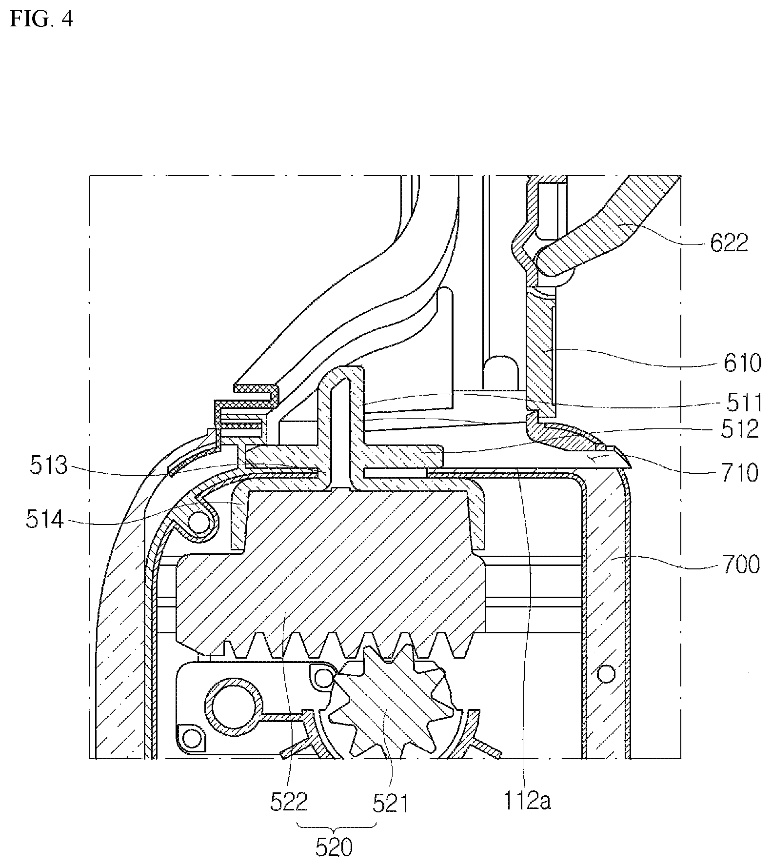 Patent US12551071 Figure 4 – Cleaner system