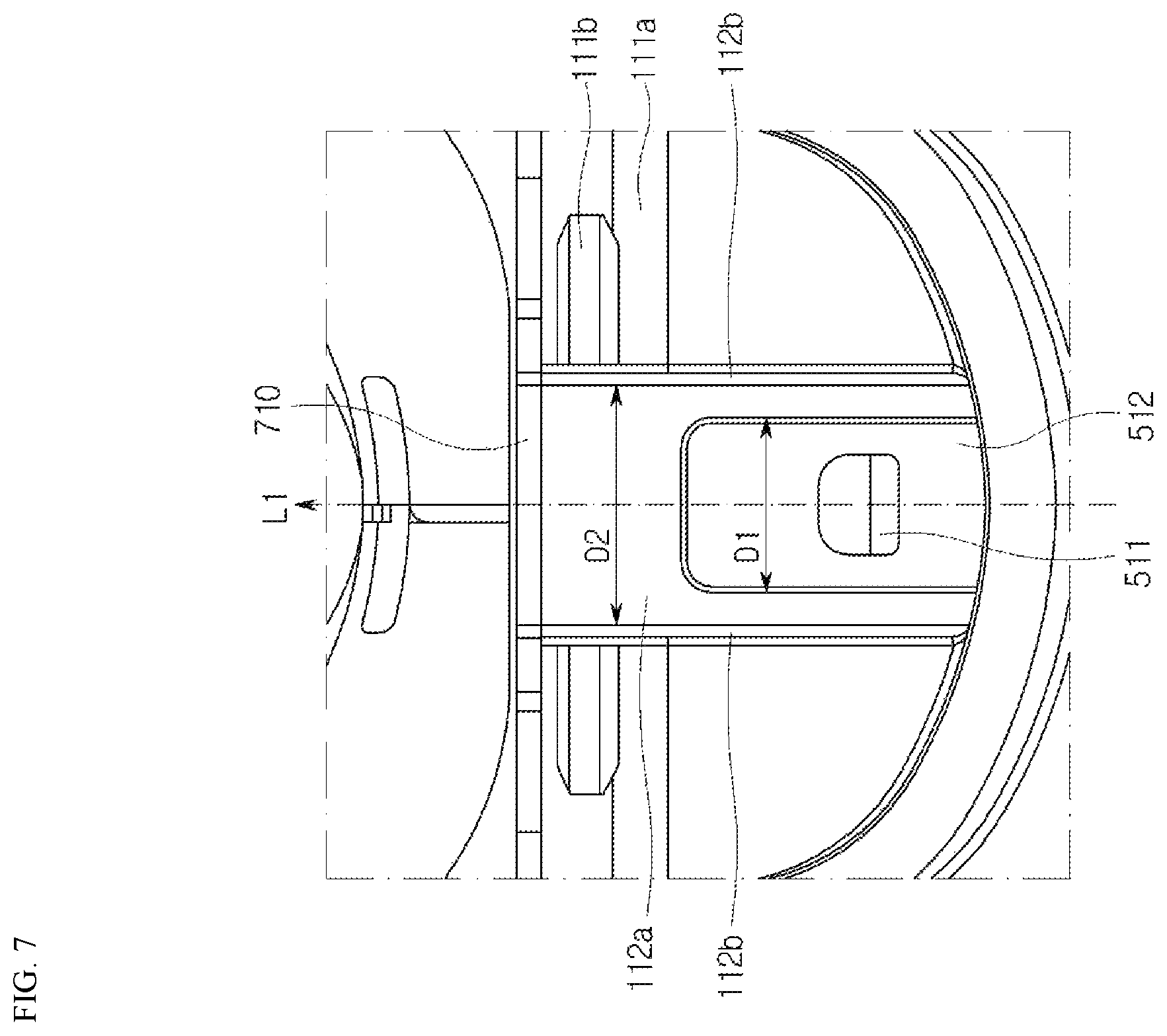 Patent US12551071 Figure 7 – Cleaner system