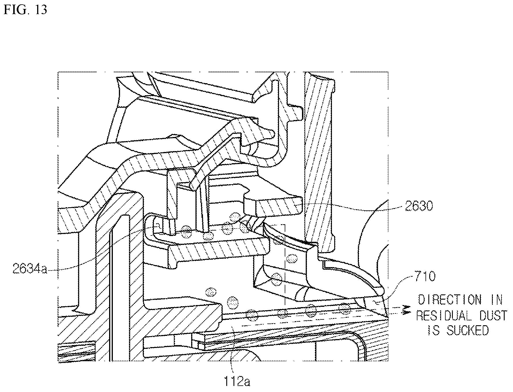 Patent US12551071 Figure 11 – Cleaner system