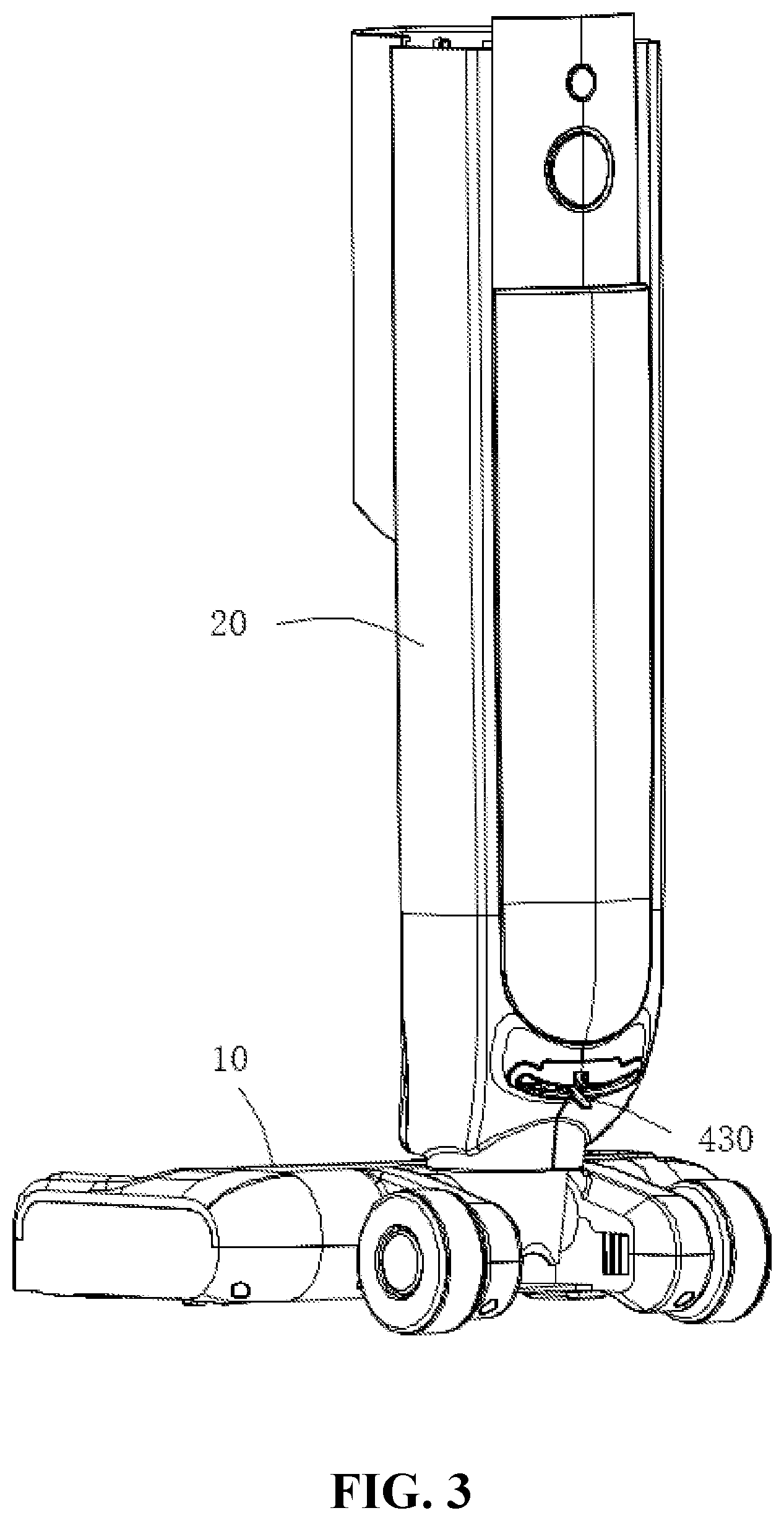 Patent US12551073 Figure 3 – Ground cleaning device