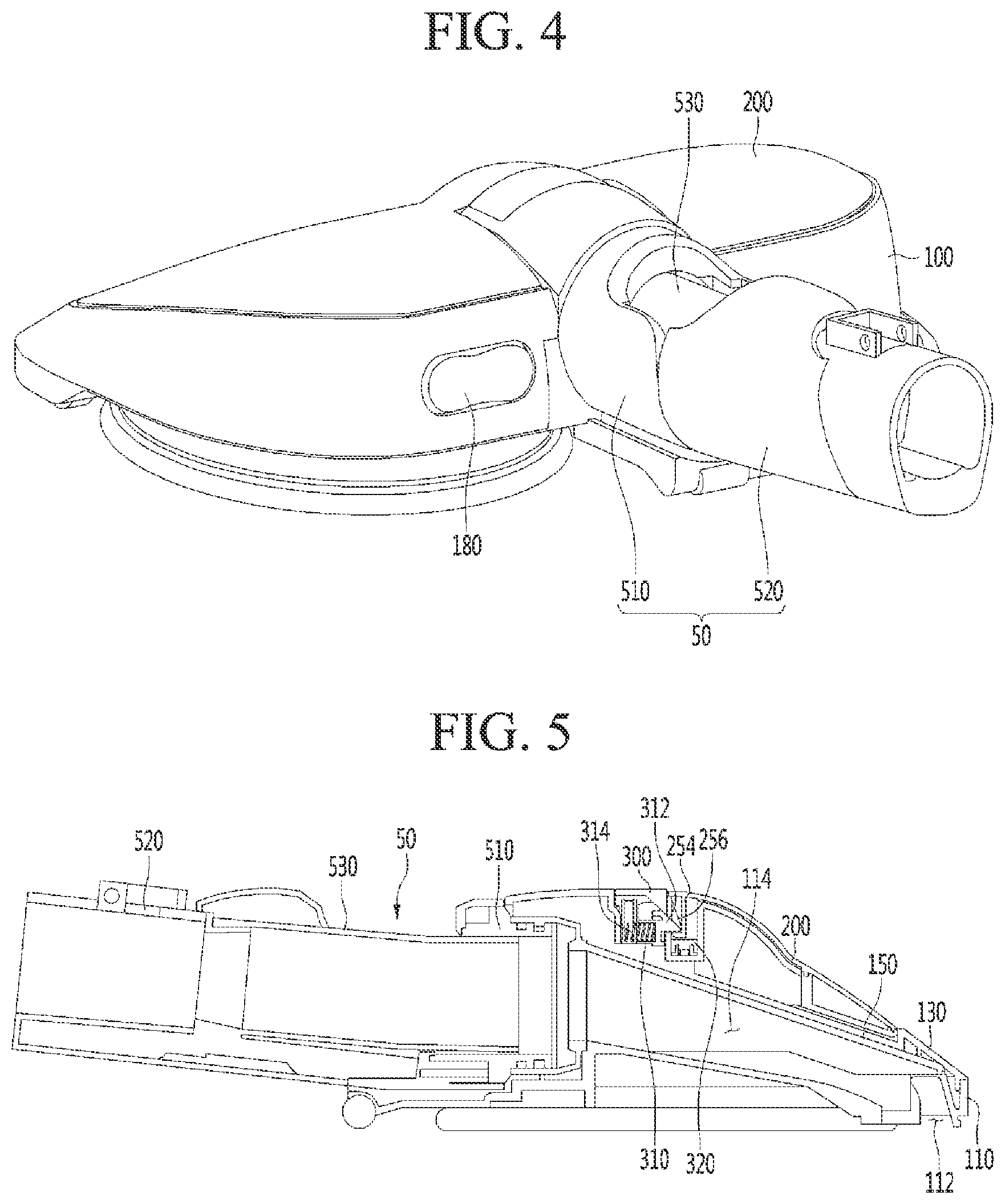 Patent US12551074 Figure 4 – Nozzle for cleaner