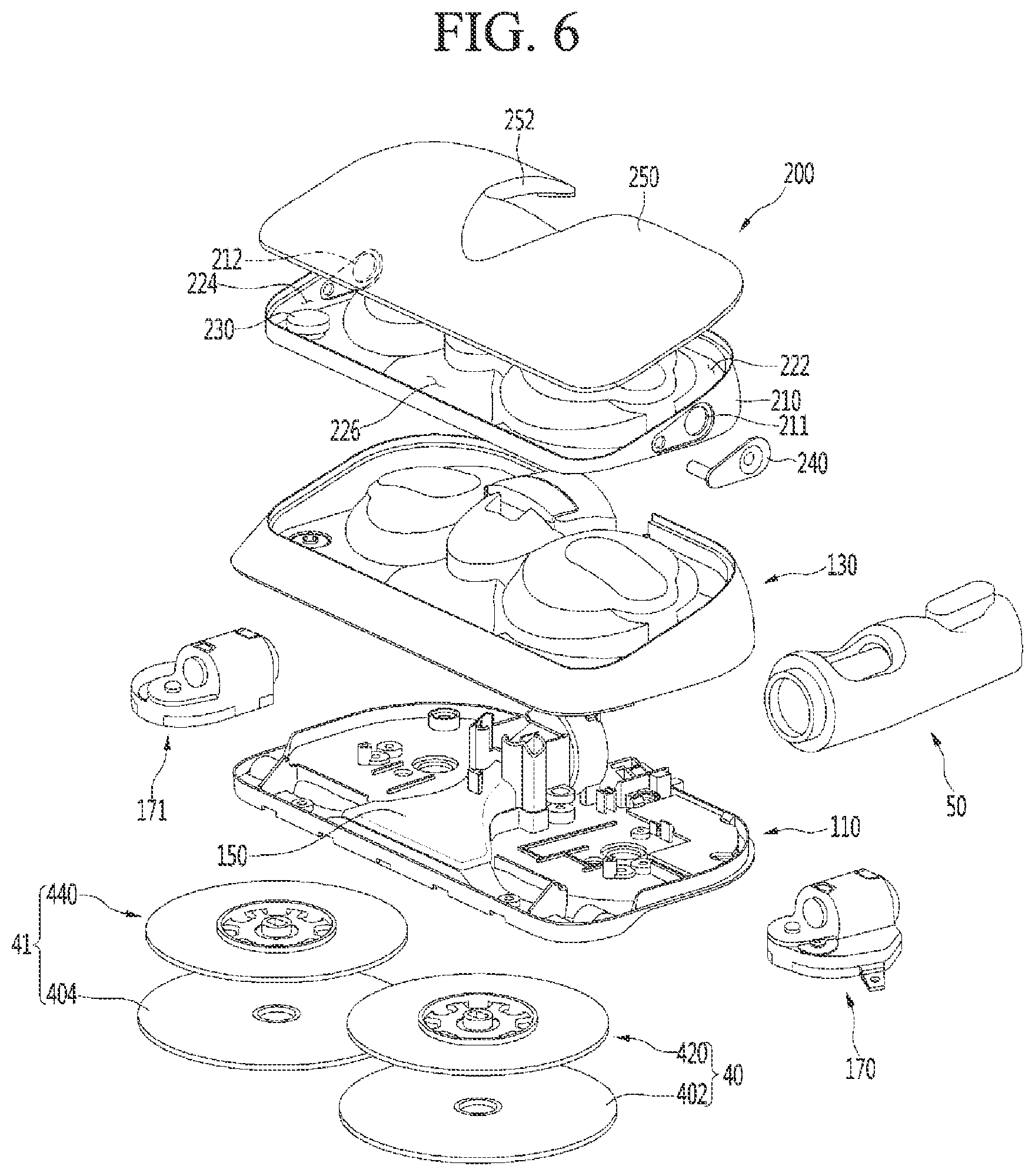 Patent US12551074 Figure 5 – Nozzle for cleaner