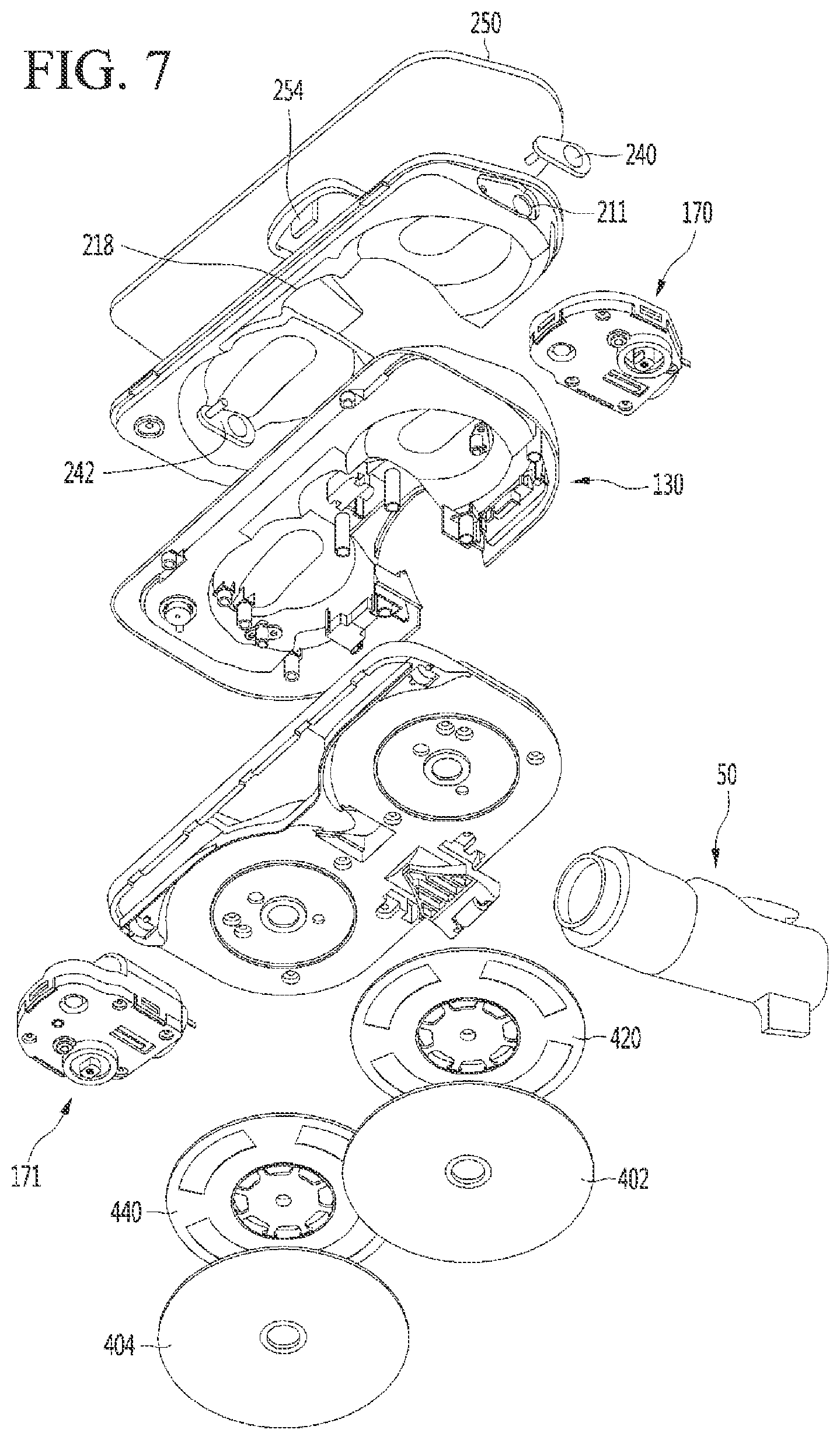 Patent US12551074 Figure 6 – Nozzle for cleaner
