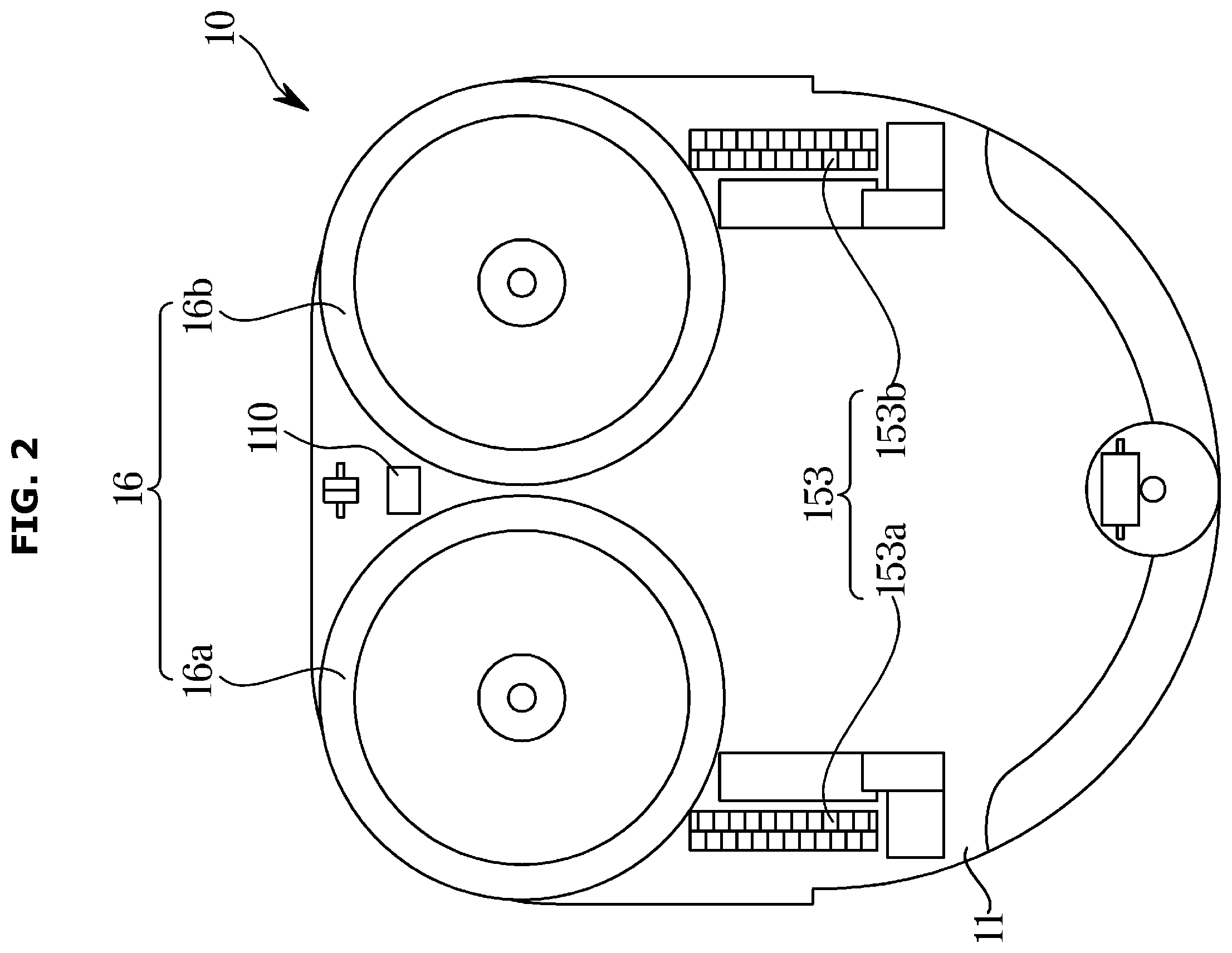 Patent US12551075 Figure 2 – Cleaning robot and controlling method thereof