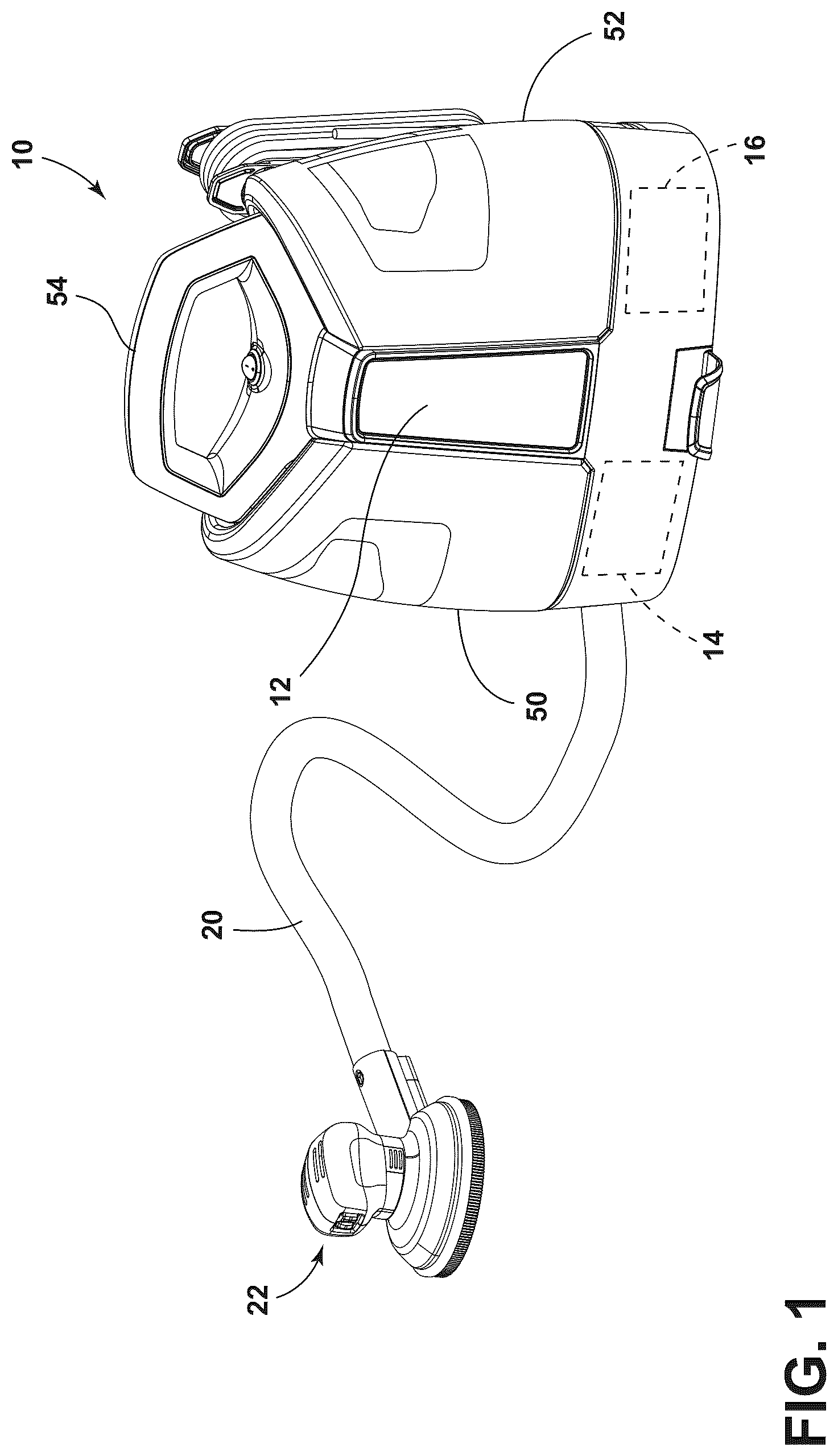 Patent US12551076 — Cleaning apparatus rotary scrubbing tool — Figure 1