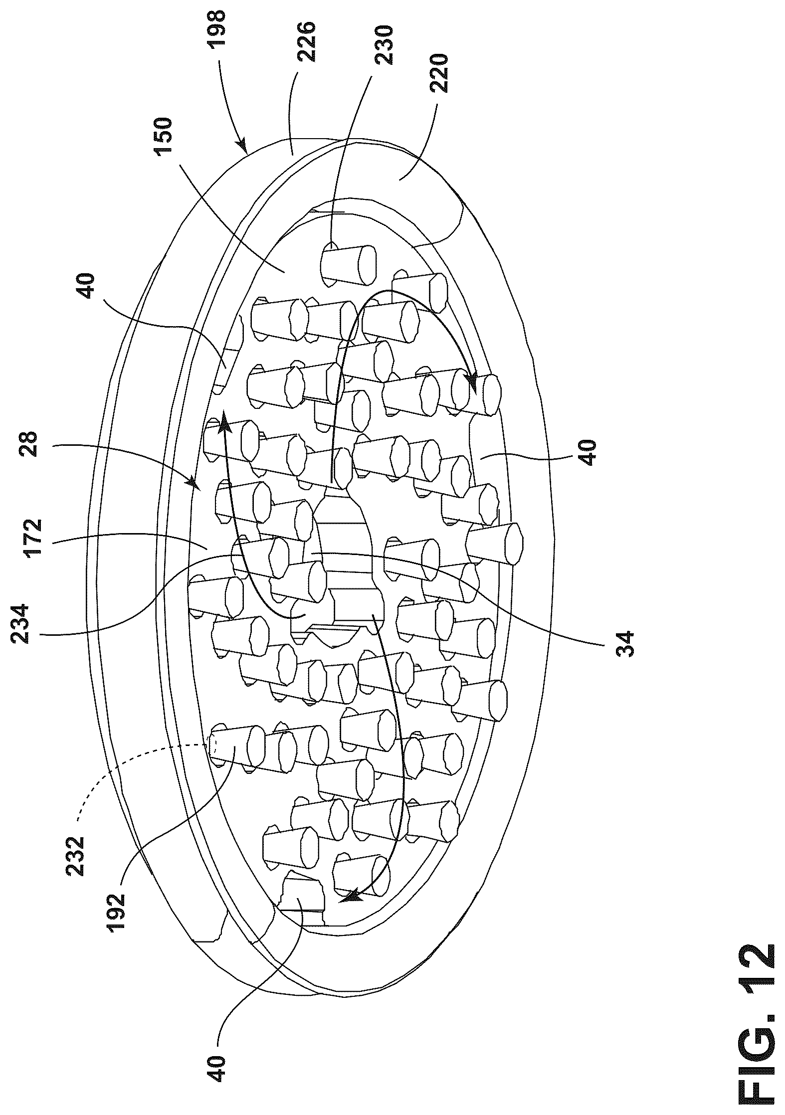 Patent US12551076 Figure 12 – Cleaning apparatus rotary scrubbing tool