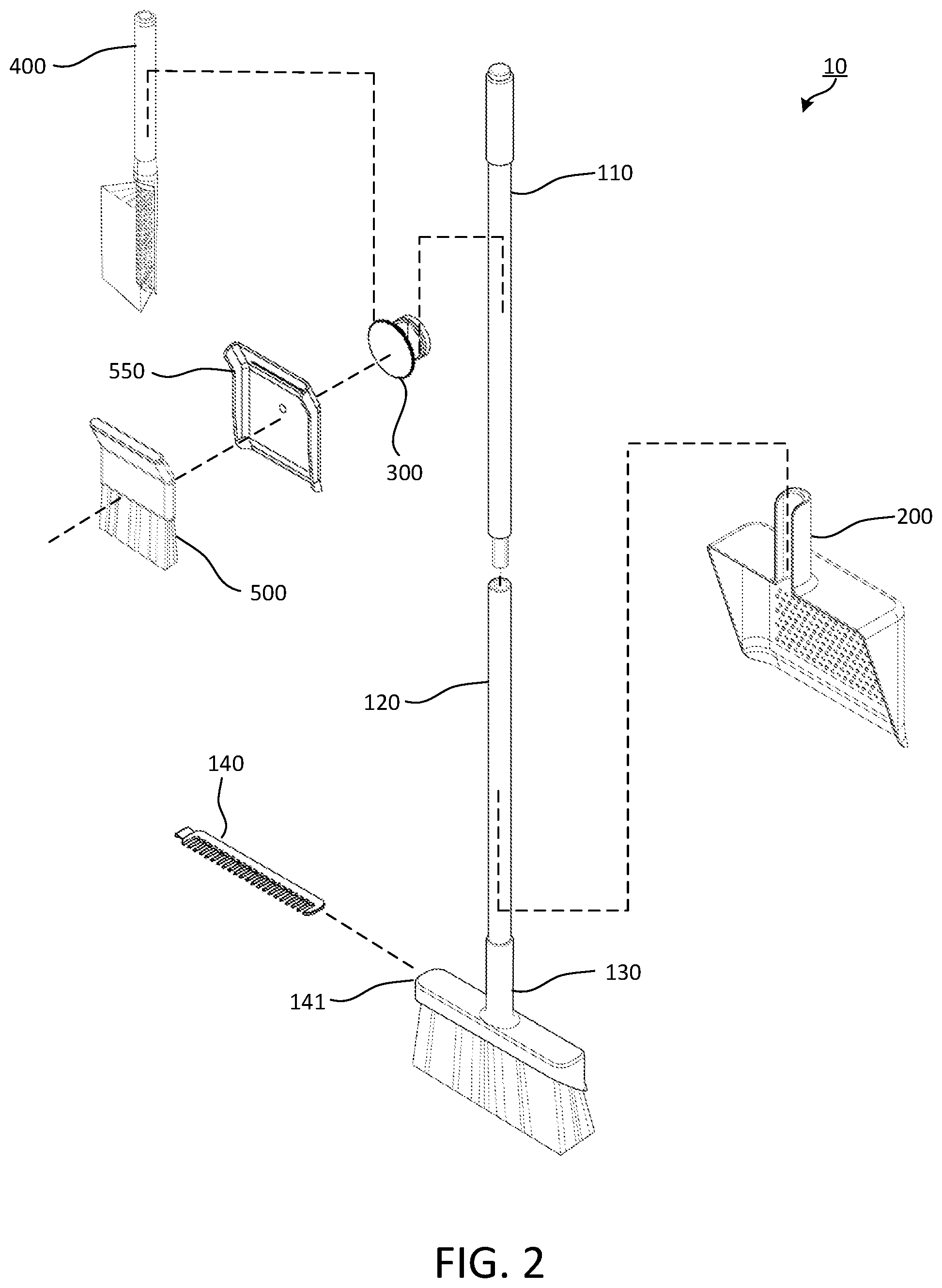 Patent US12551078 Figure 2 – Magnetic tool set