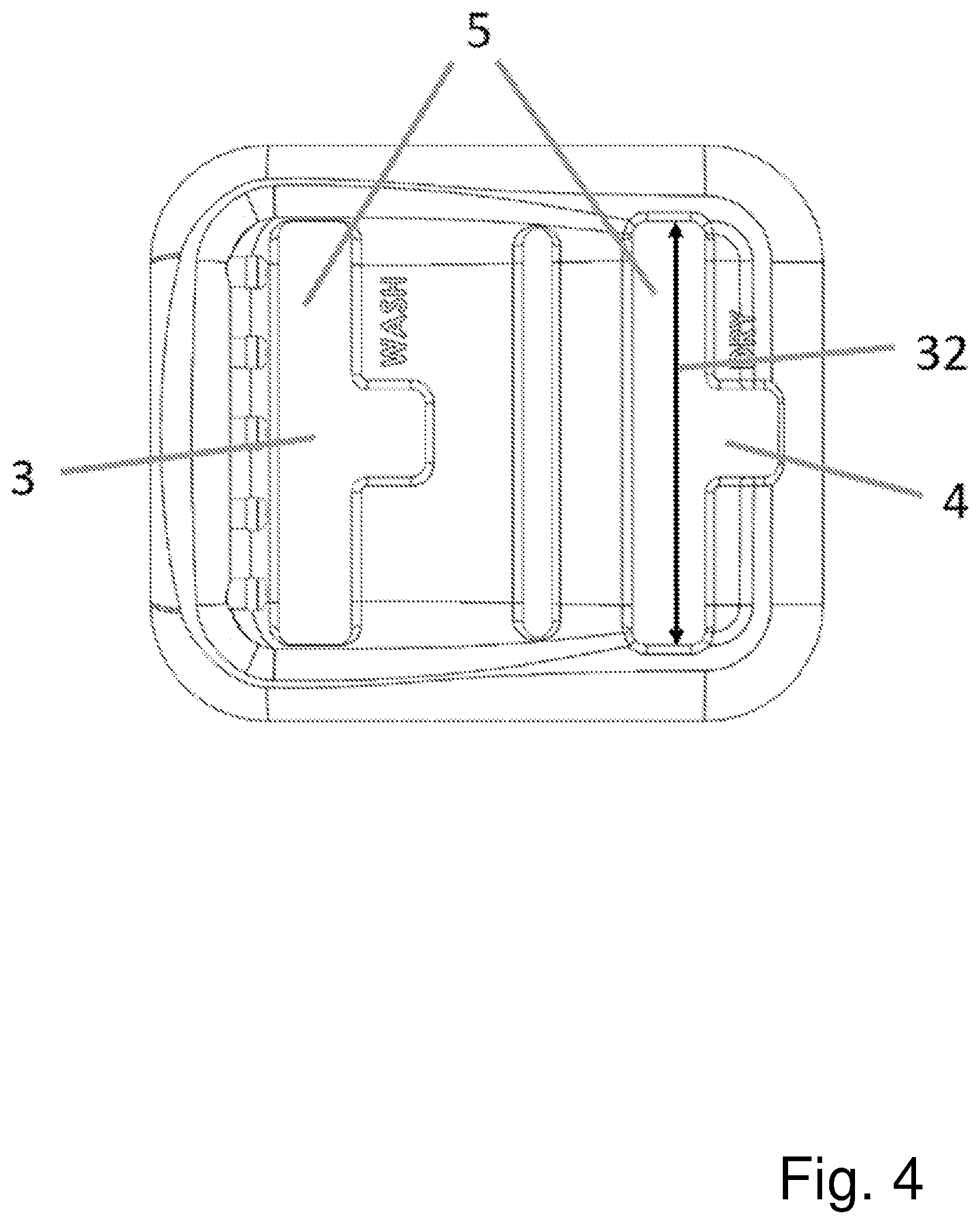 Patent US12551079 Figure 4 – Combined cleaning and wringing system for a mopping device