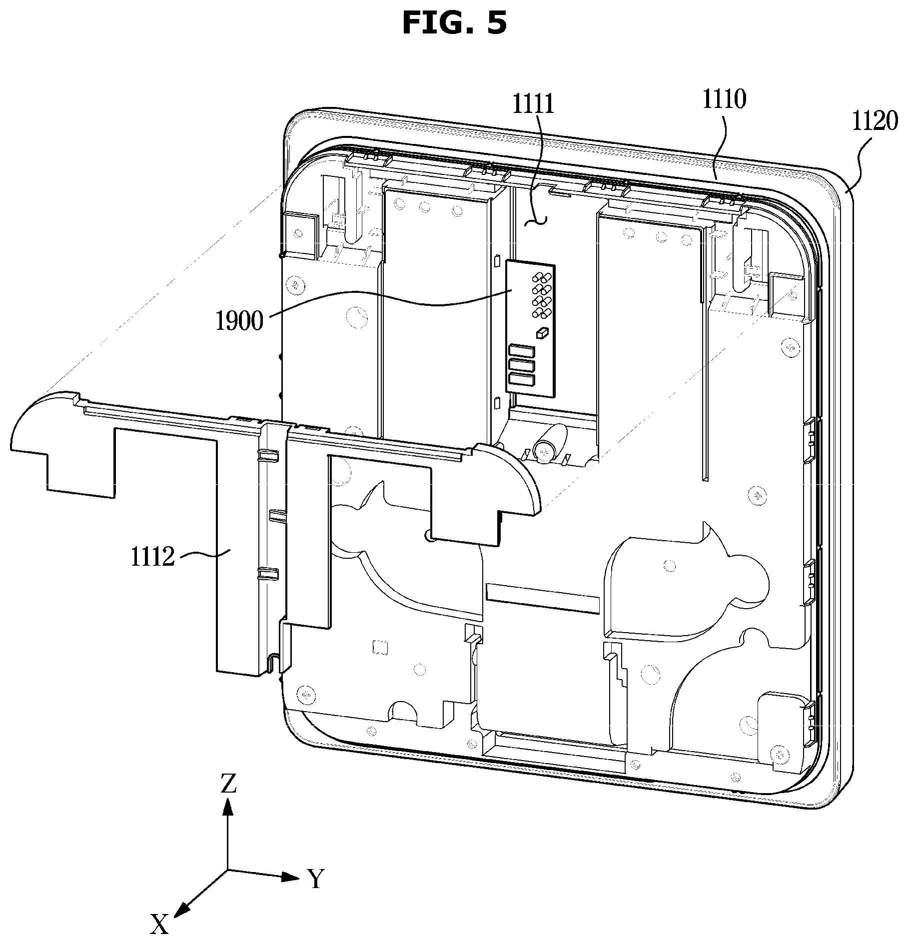 Patent US12551081 Figure 5 – Dishwasher and control method thereof