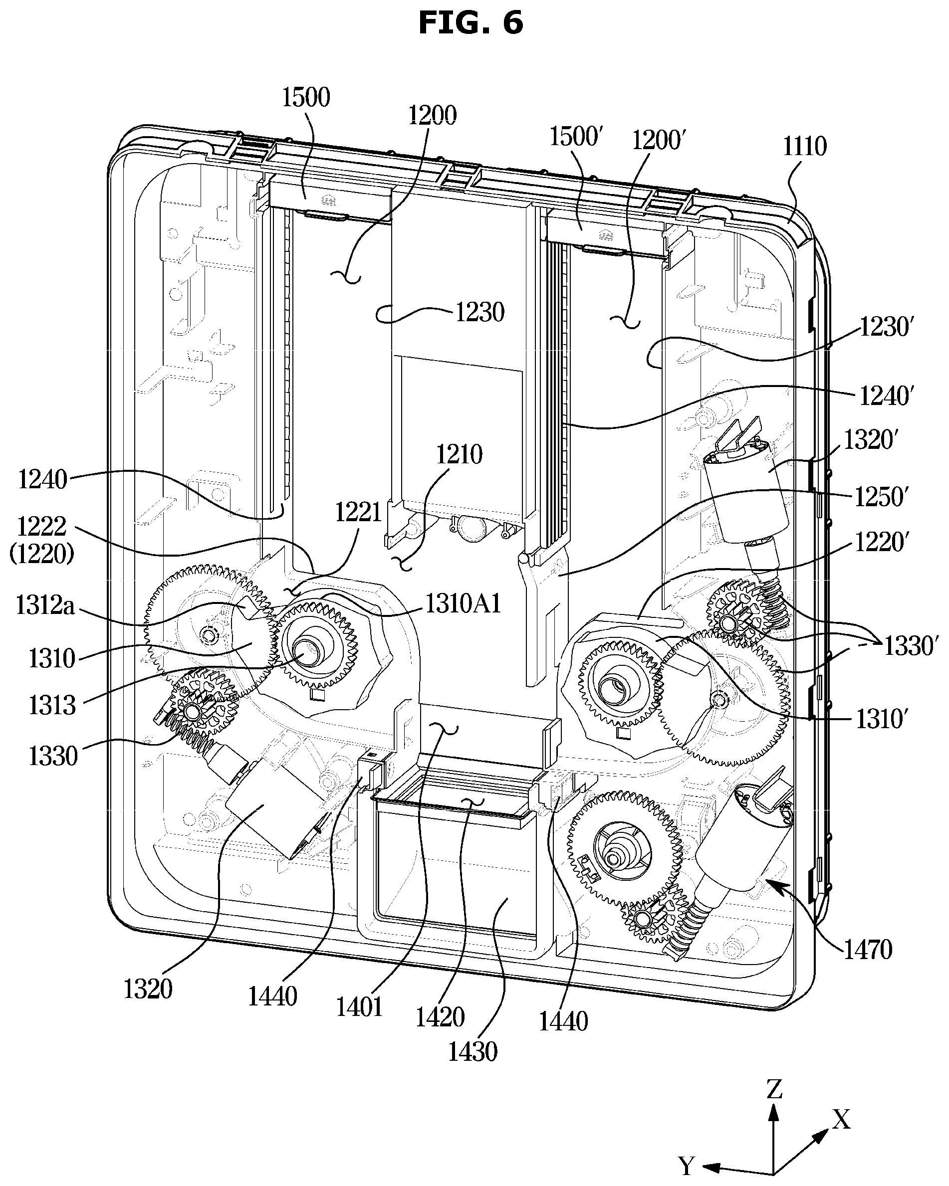 Patent US12551081 Figure 6 – Dishwasher and control method thereof