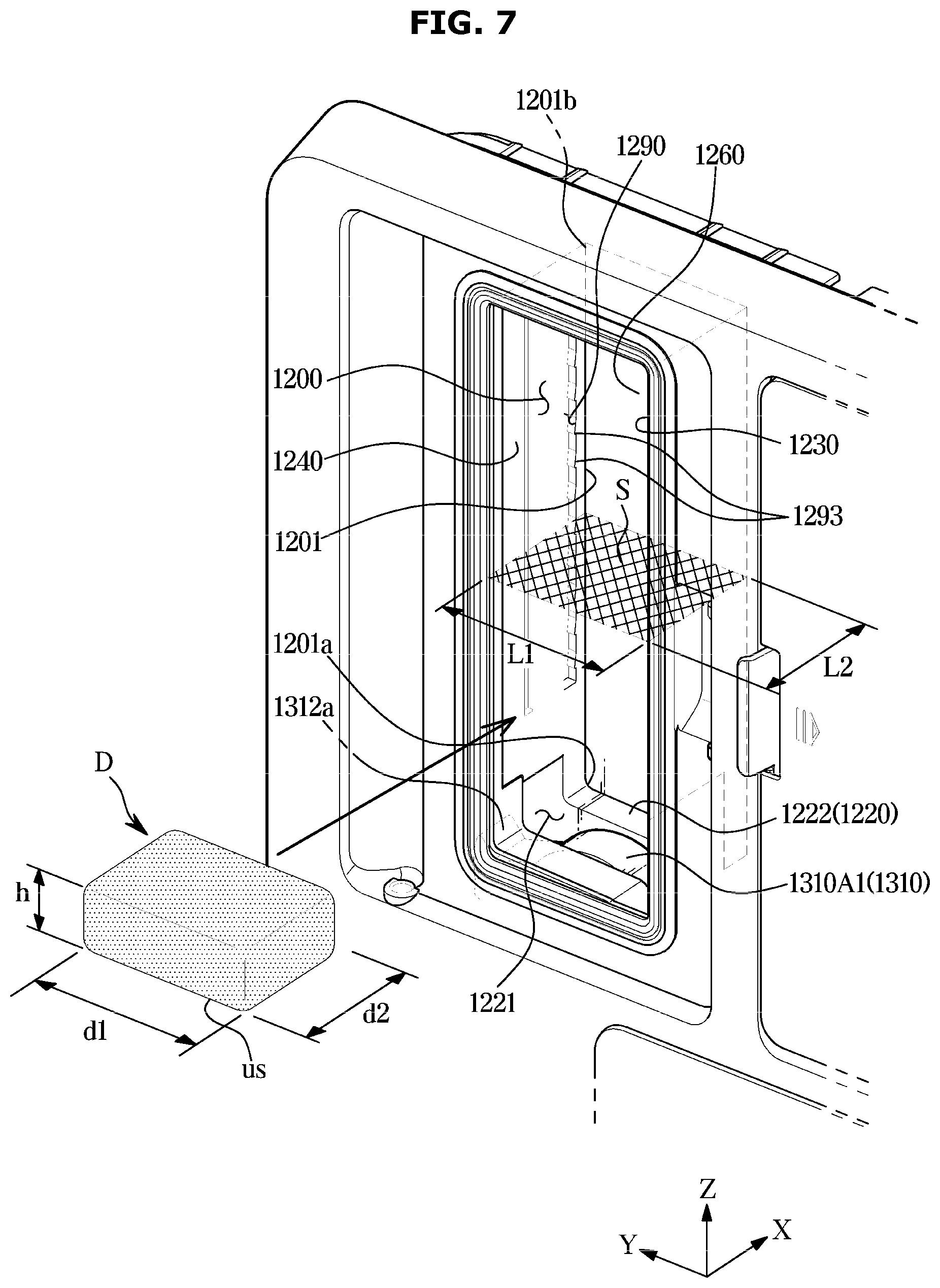 Patent US12551081 Figure 7 – Dishwasher and control method thereof