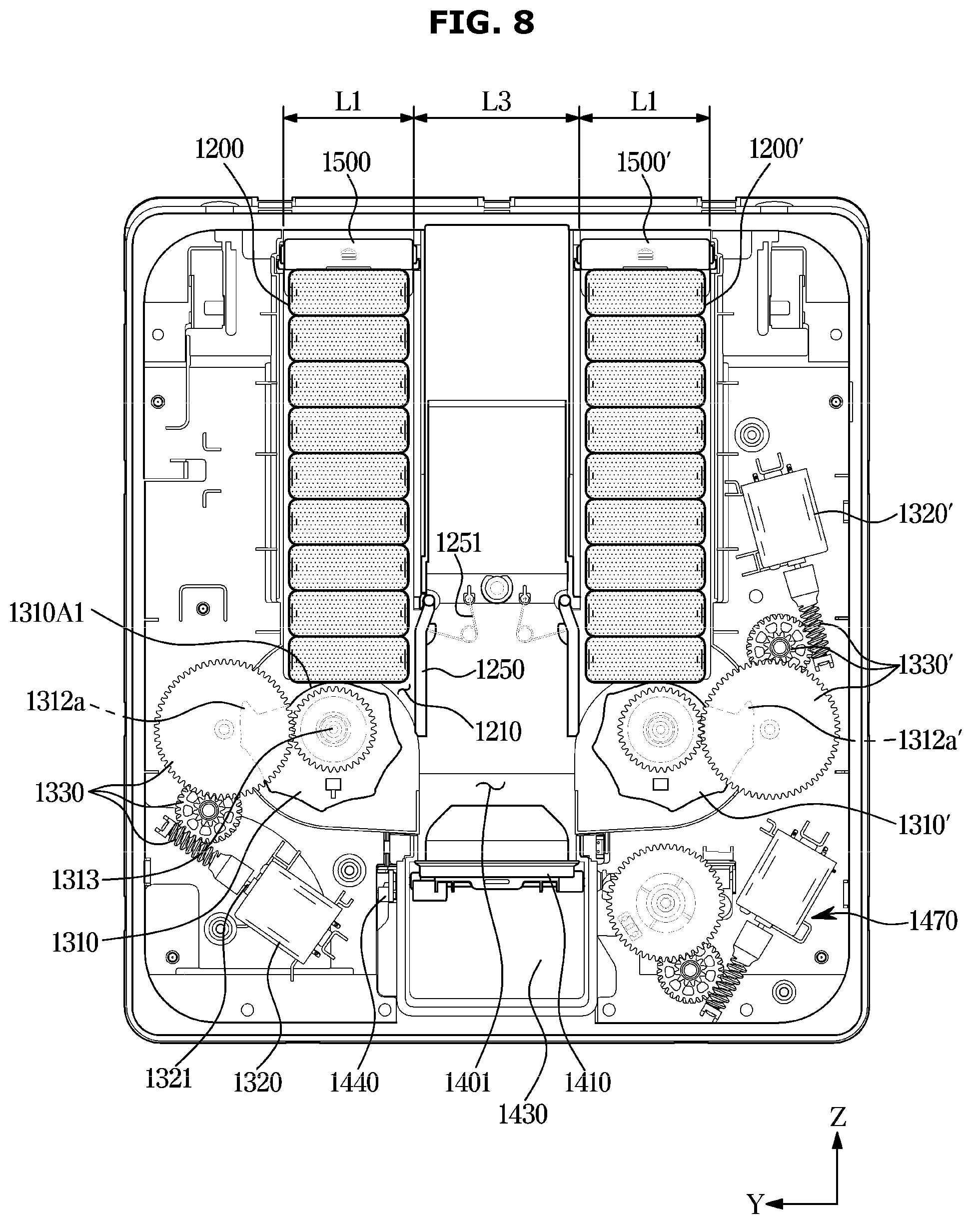 Patent US12551081 Figure 8 – Dishwasher and control method thereof