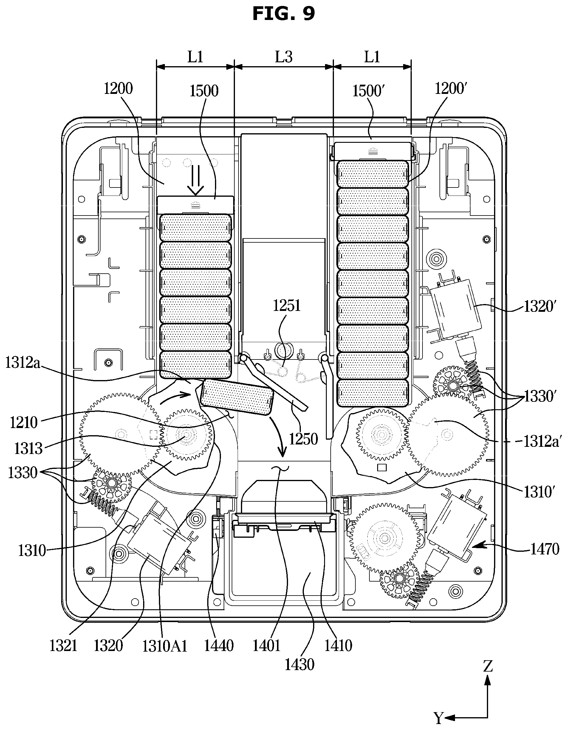 Patent US12551081 Figure 9 – Dishwasher and control method thereof