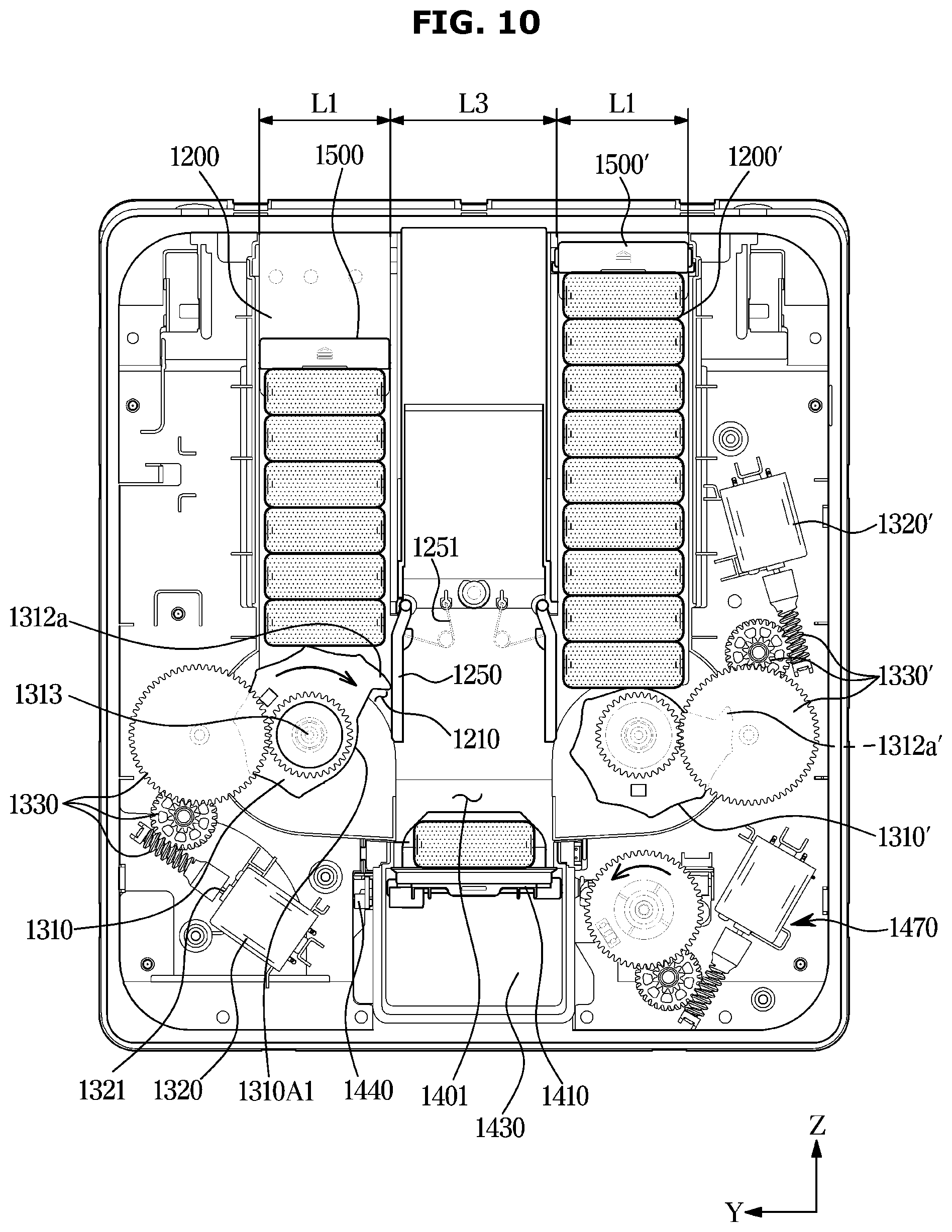 Patent US12551081 Figure 10 – Dishwasher and control method thereof
