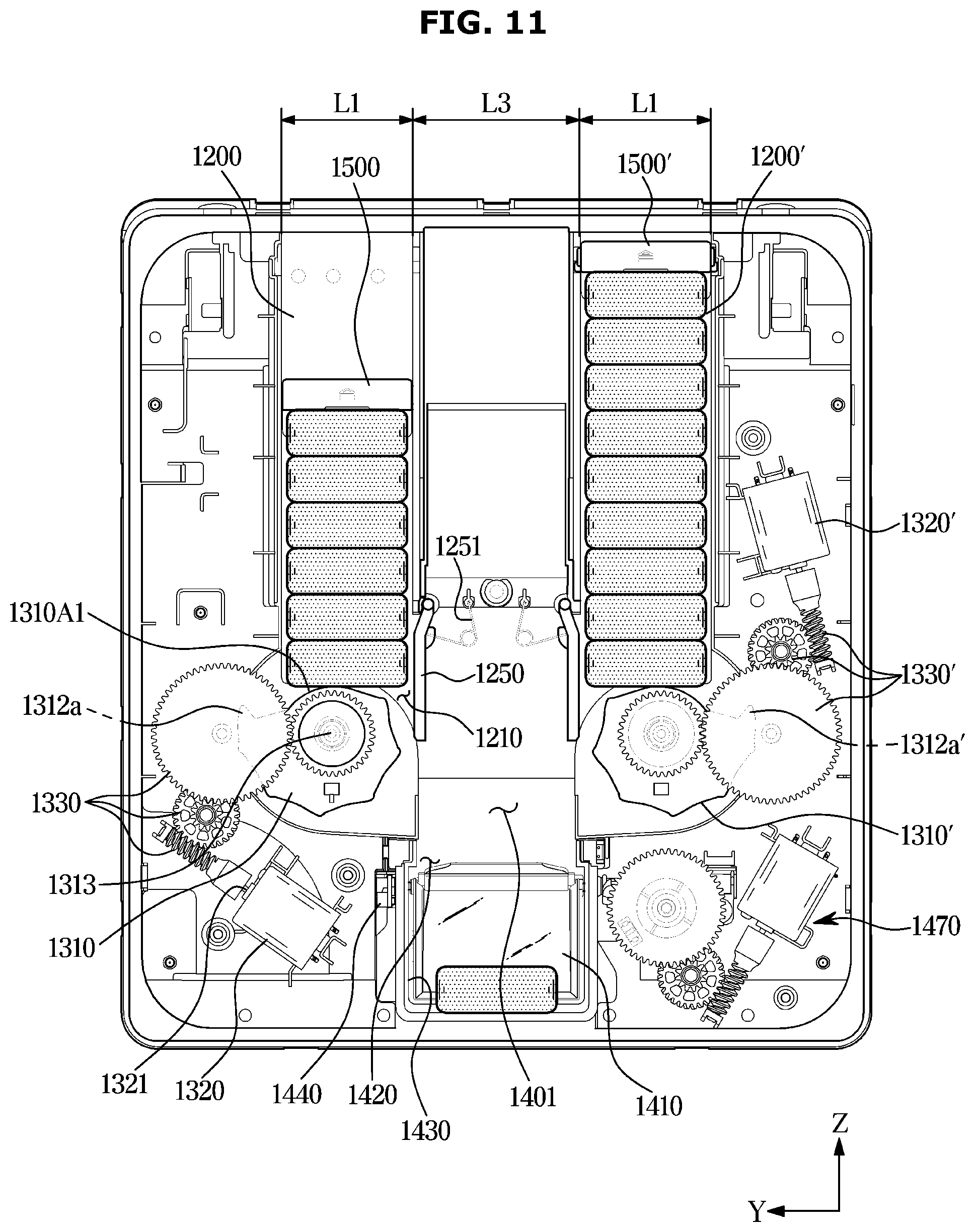 Patent US12551081 Figure 11 – Dishwasher and control method thereof