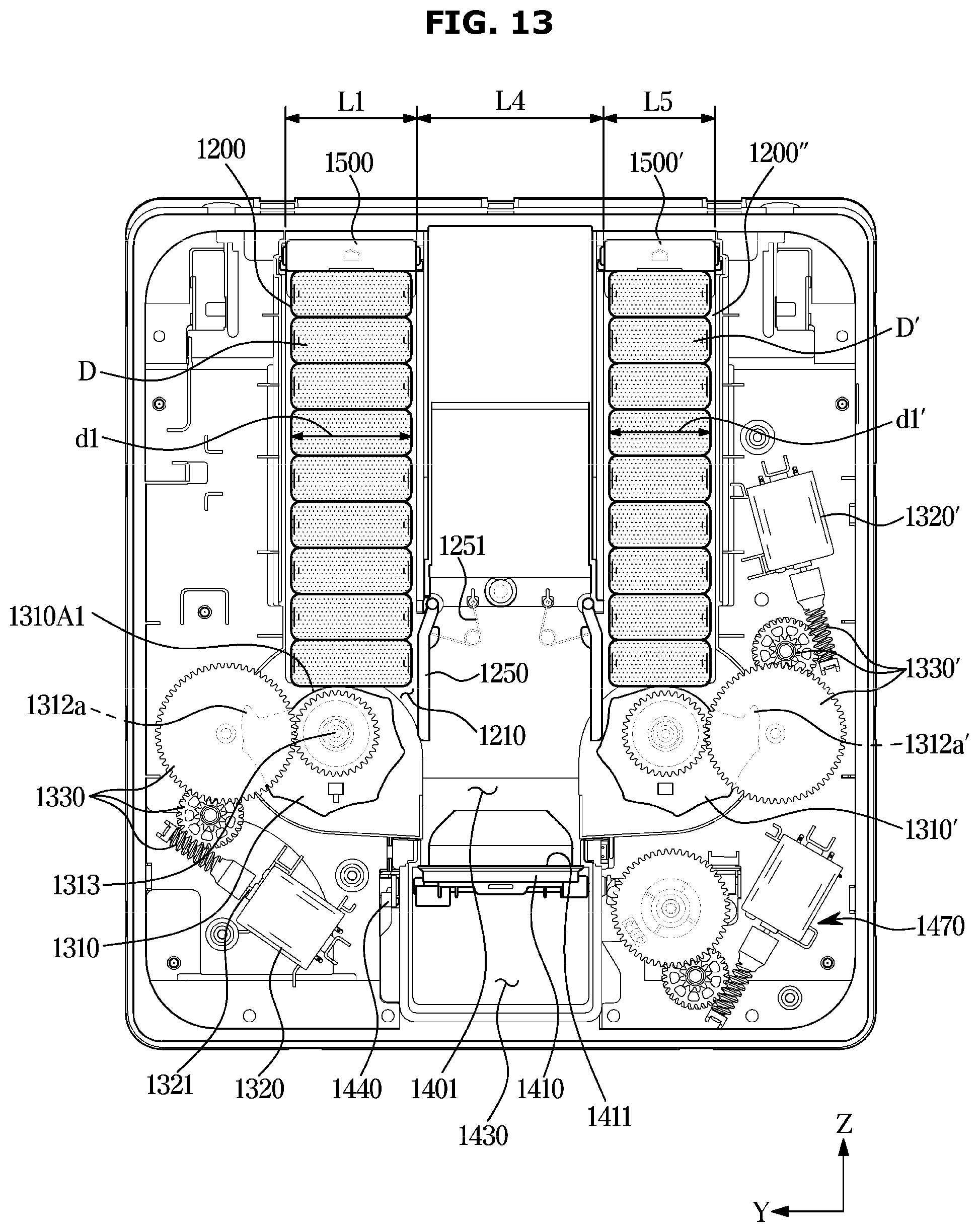 Patent US12551081 Figure 13 – Dishwasher and control method thereof