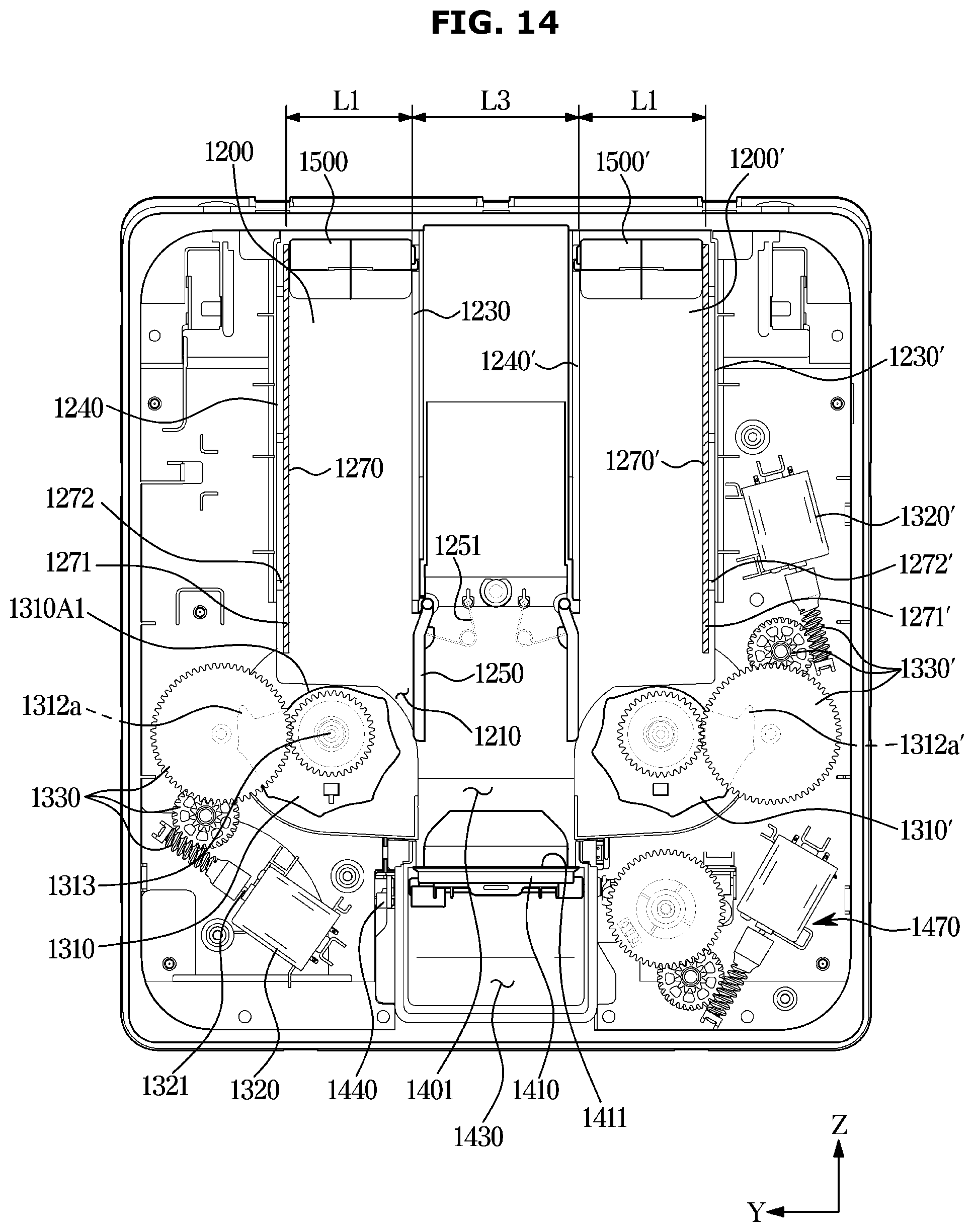 Patent US12551081 Figure 14 – Dishwasher and control method thereof