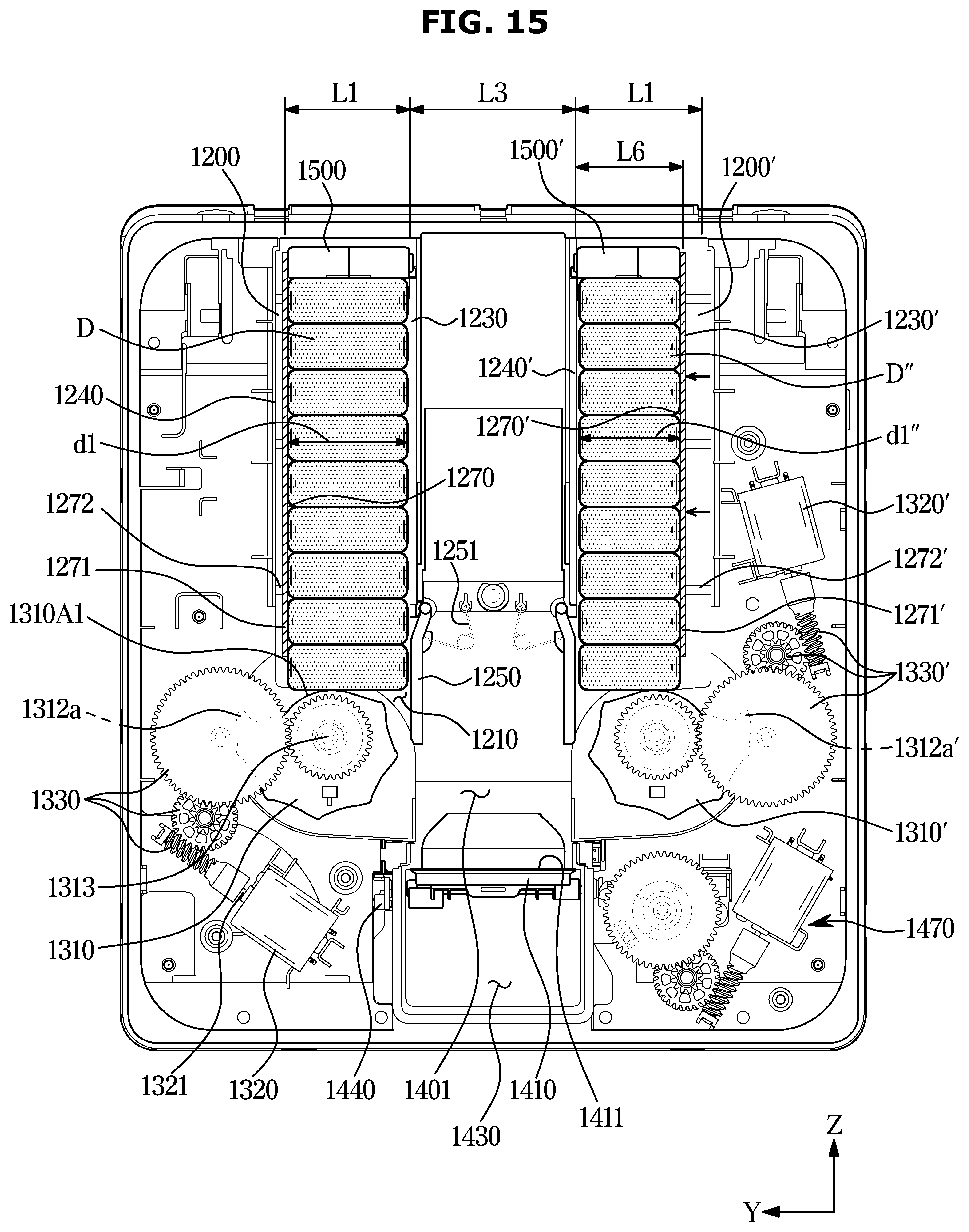 Patent US12551081 Figure 15 – Dishwasher and control method thereof