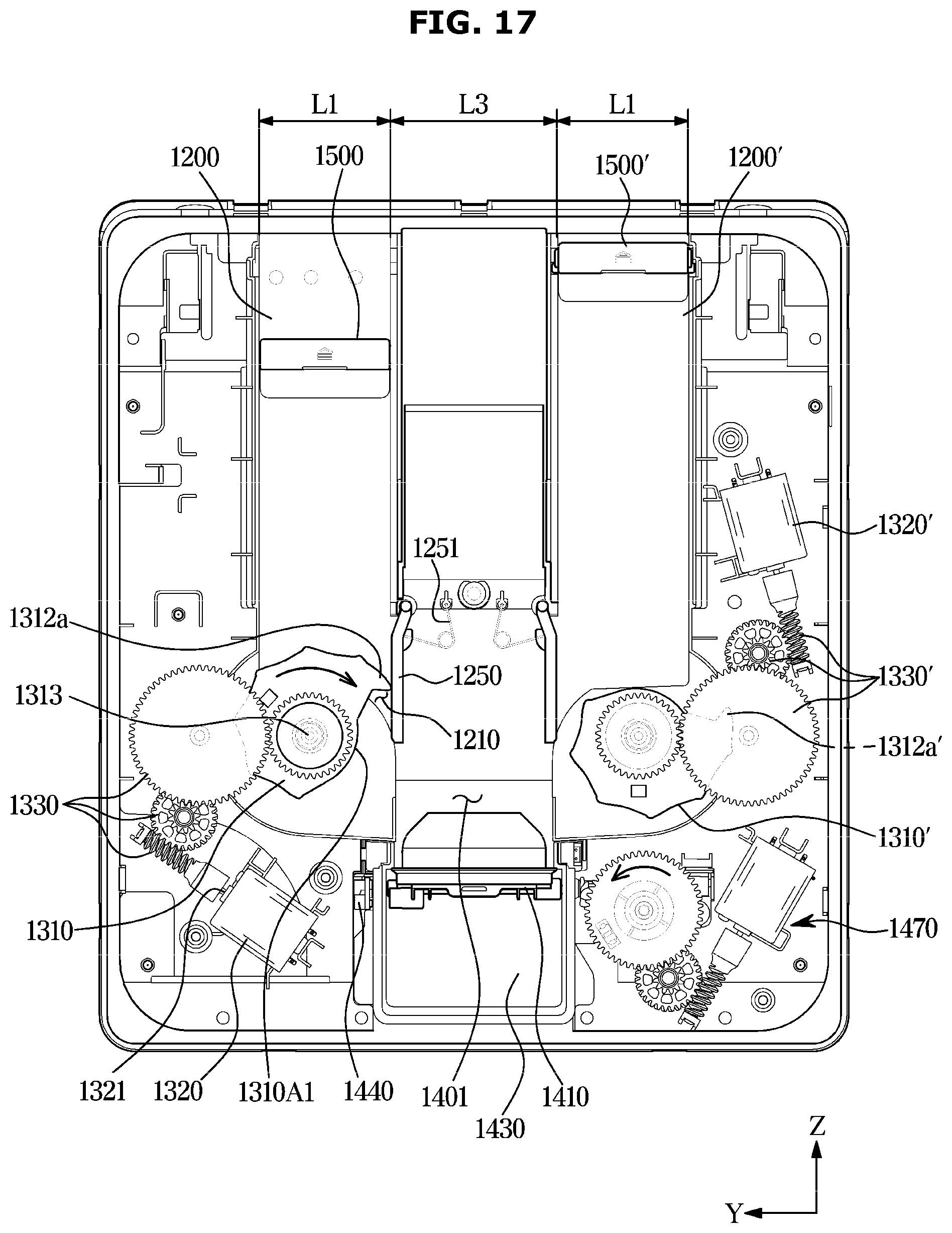 Patent US12551081 Figure 17 – Dishwasher and control method thereof