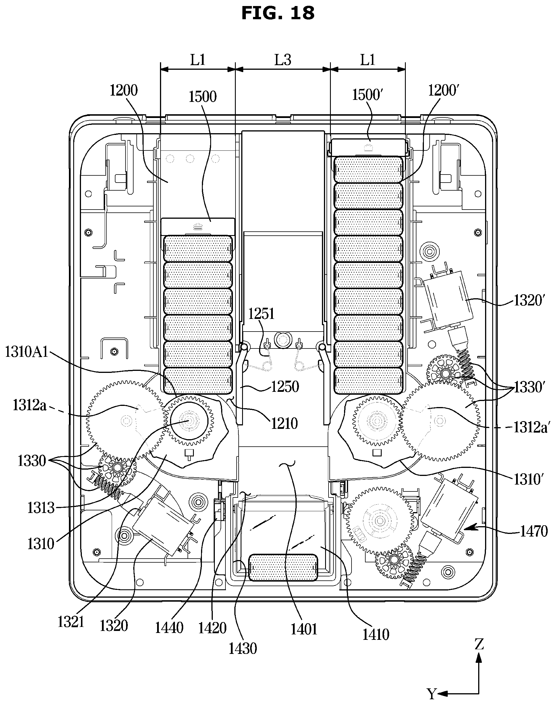 Patent US12551081 Figure 18 – Dishwasher and control method thereof