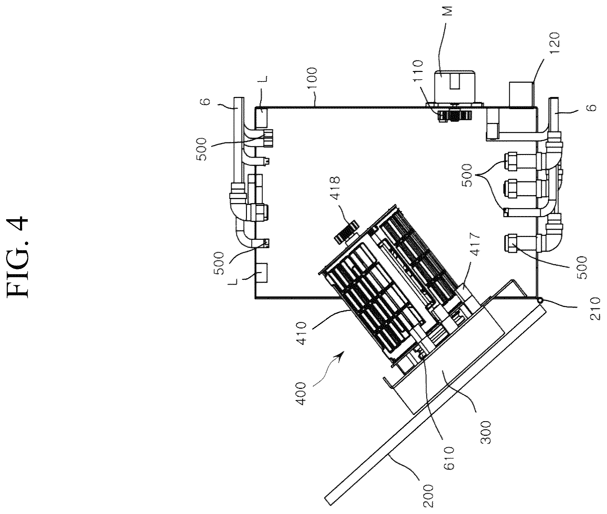 Patent US12551082 Figure 4 – Tumbler cleaner