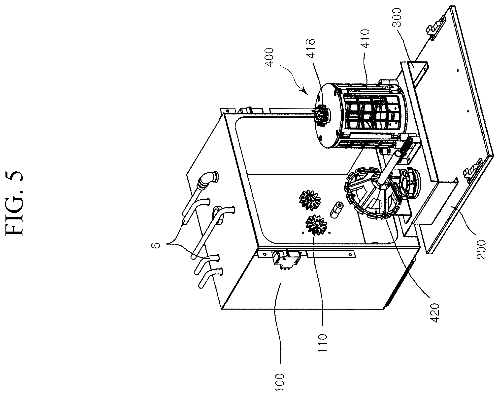 Patent US12551082 Figure 5 – Tumbler cleaner