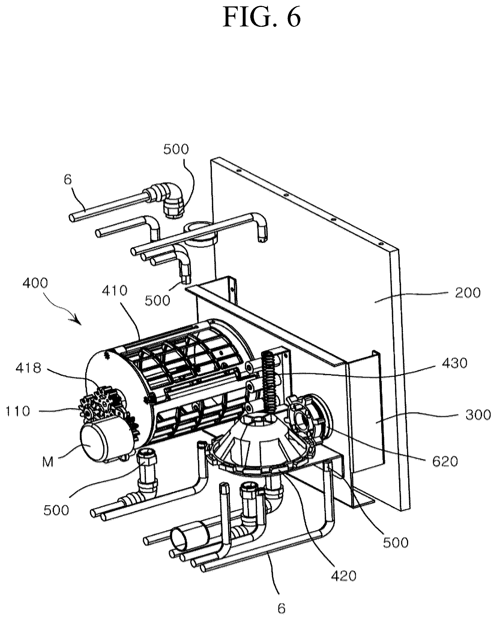 Patent US12551082 Figure 6 – Tumbler cleaner