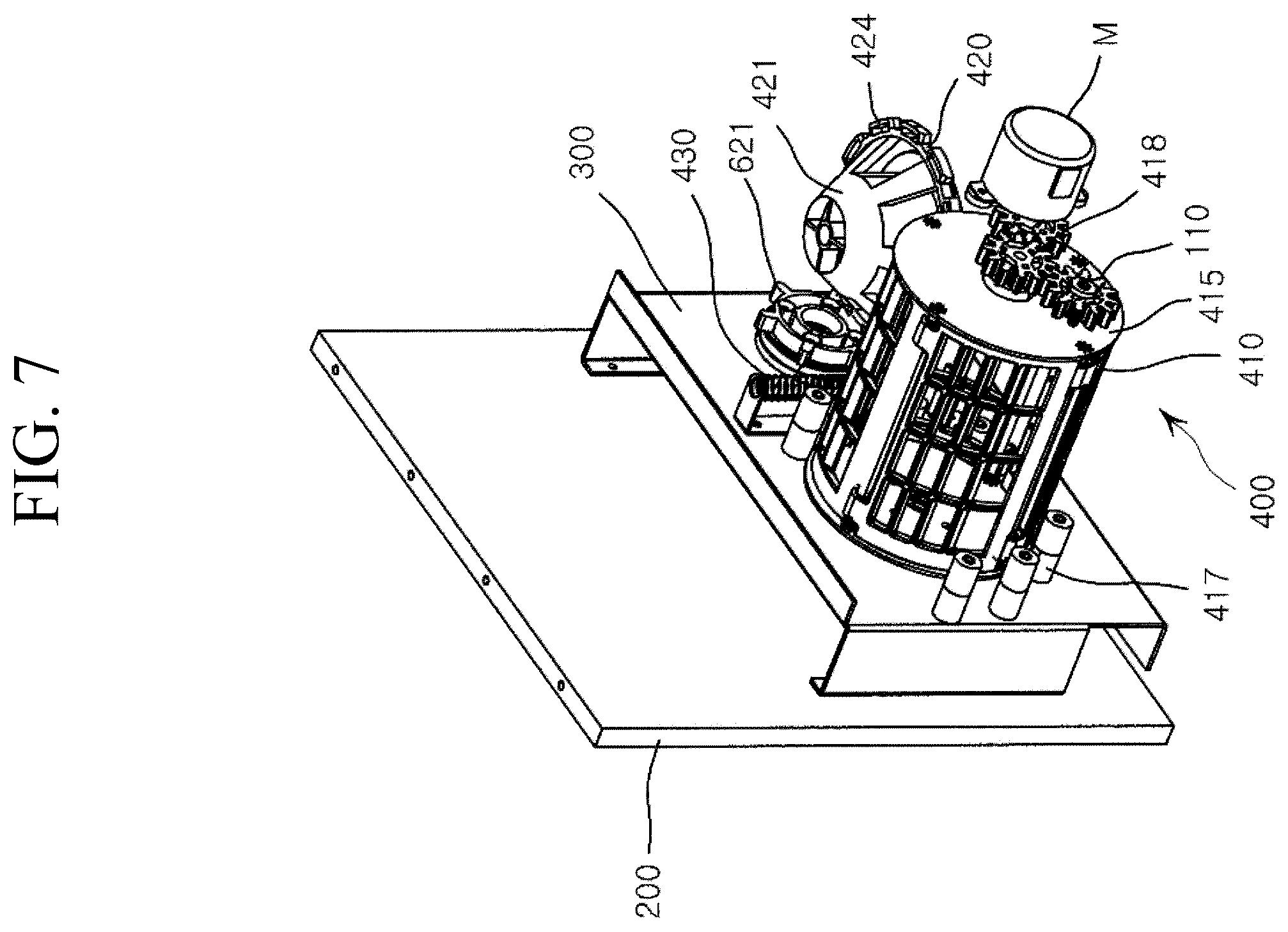Patent US12551082 Figure 7 – Tumbler cleaner