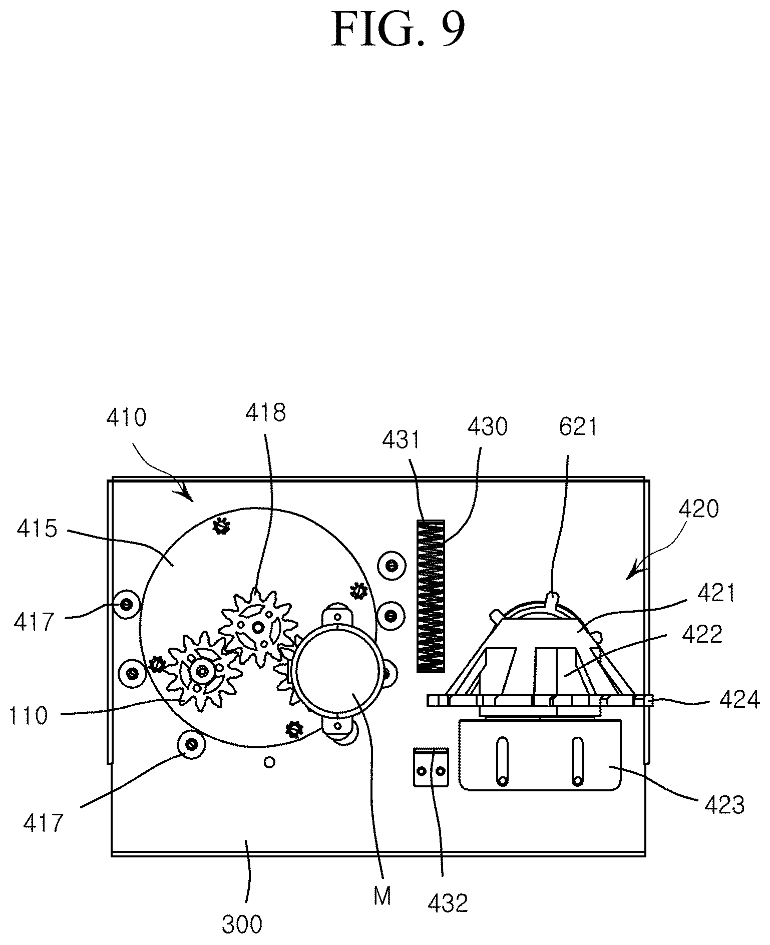 Patent US12551082 Figure 9 – Tumbler cleaner