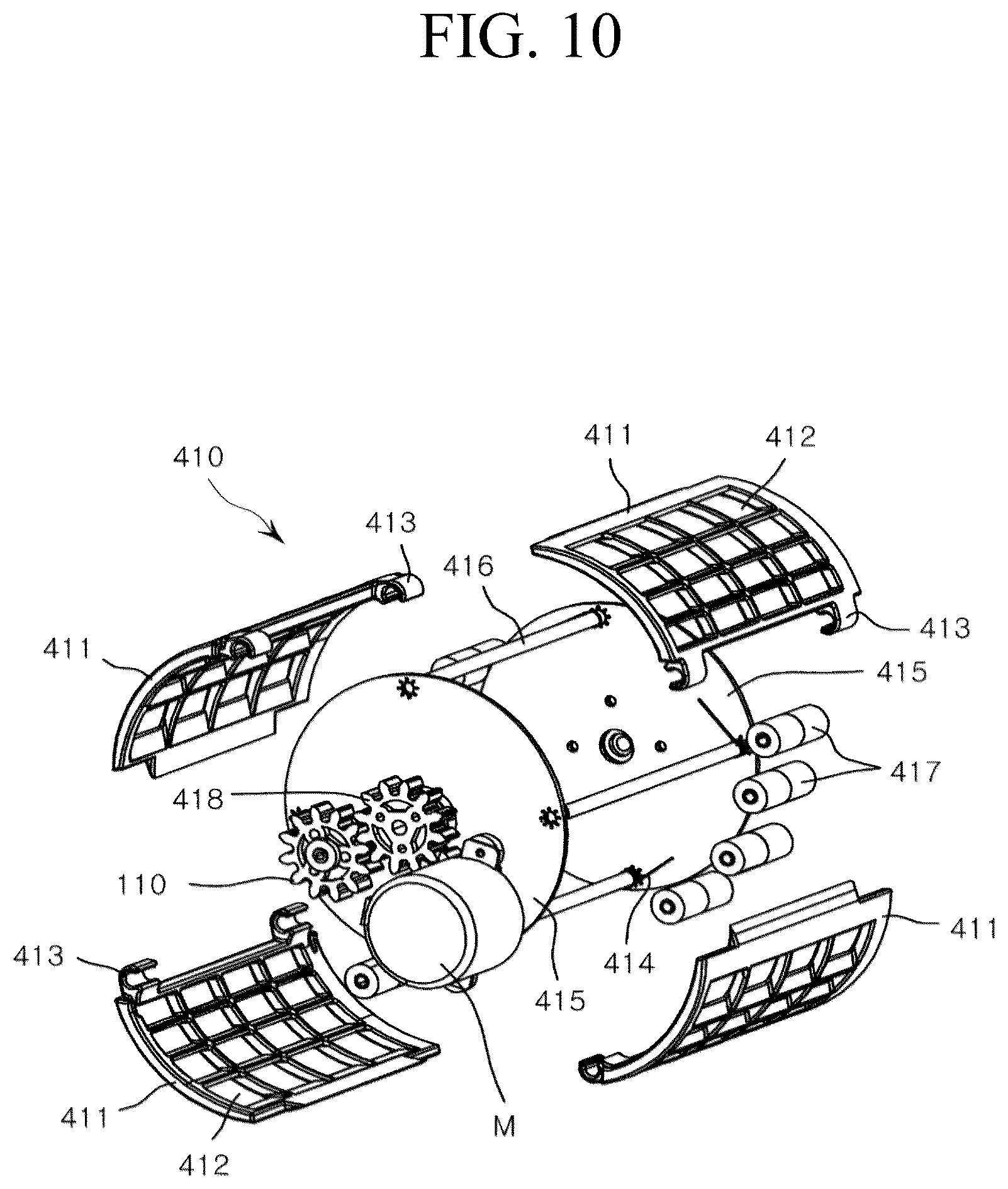 Patent US12551082 Figure 10 – Tumbler cleaner