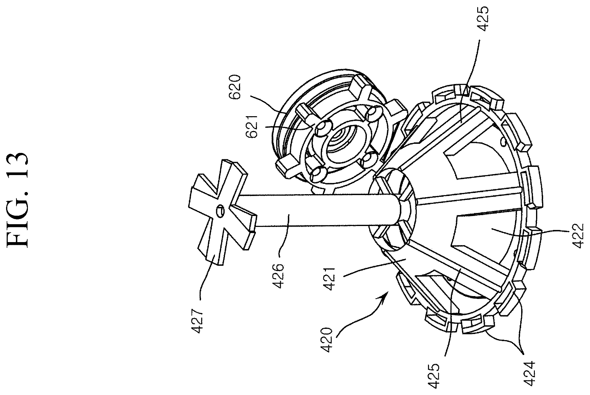 Patent US12551082 Figure 13 – Tumbler cleaner