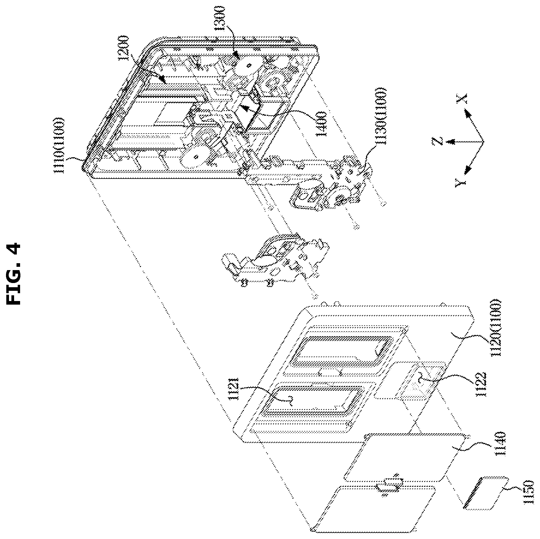 Patent US12551085 Figure 4 – Dishwasher