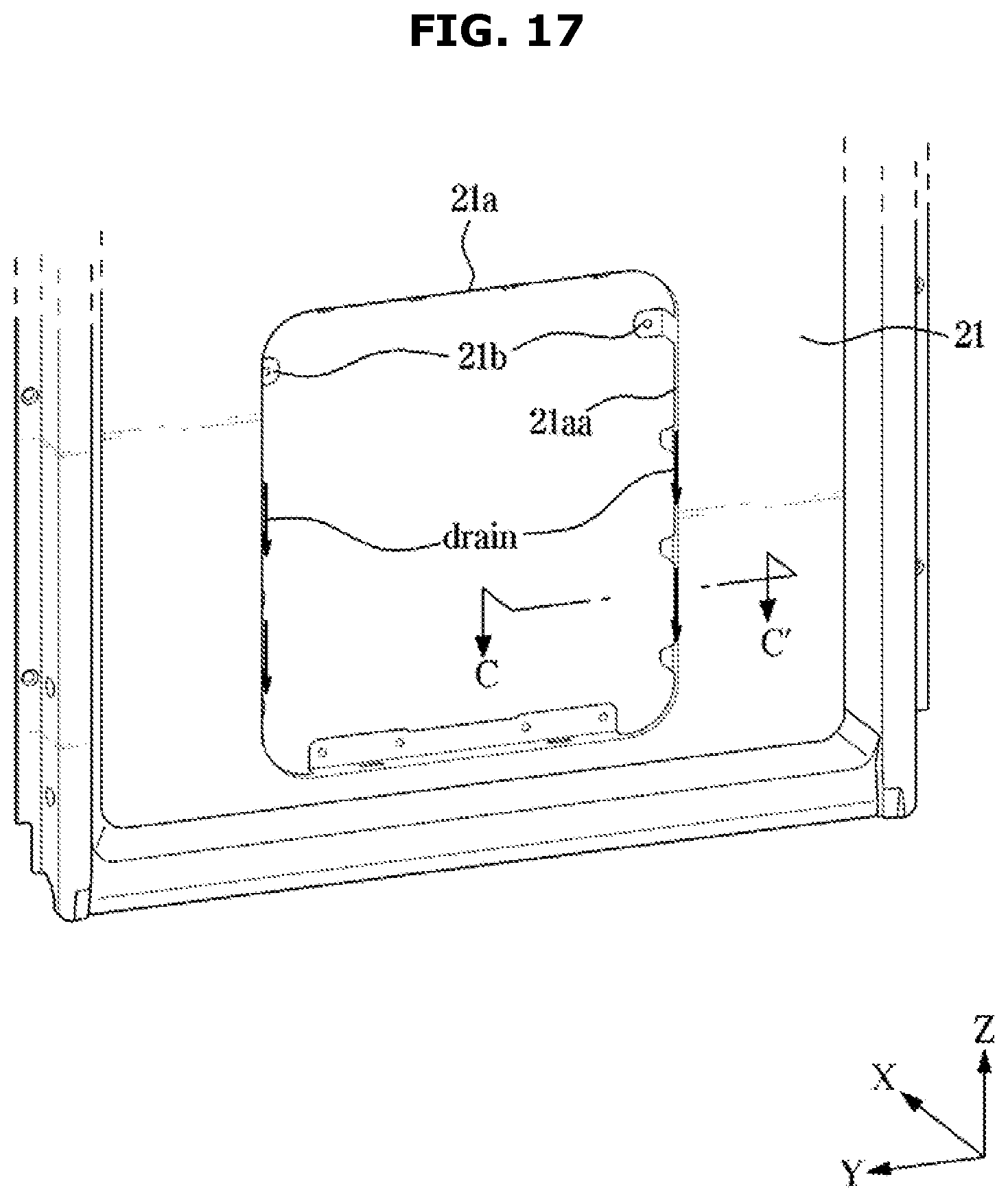 Patent US12551085 Figure 17 – Dishwasher