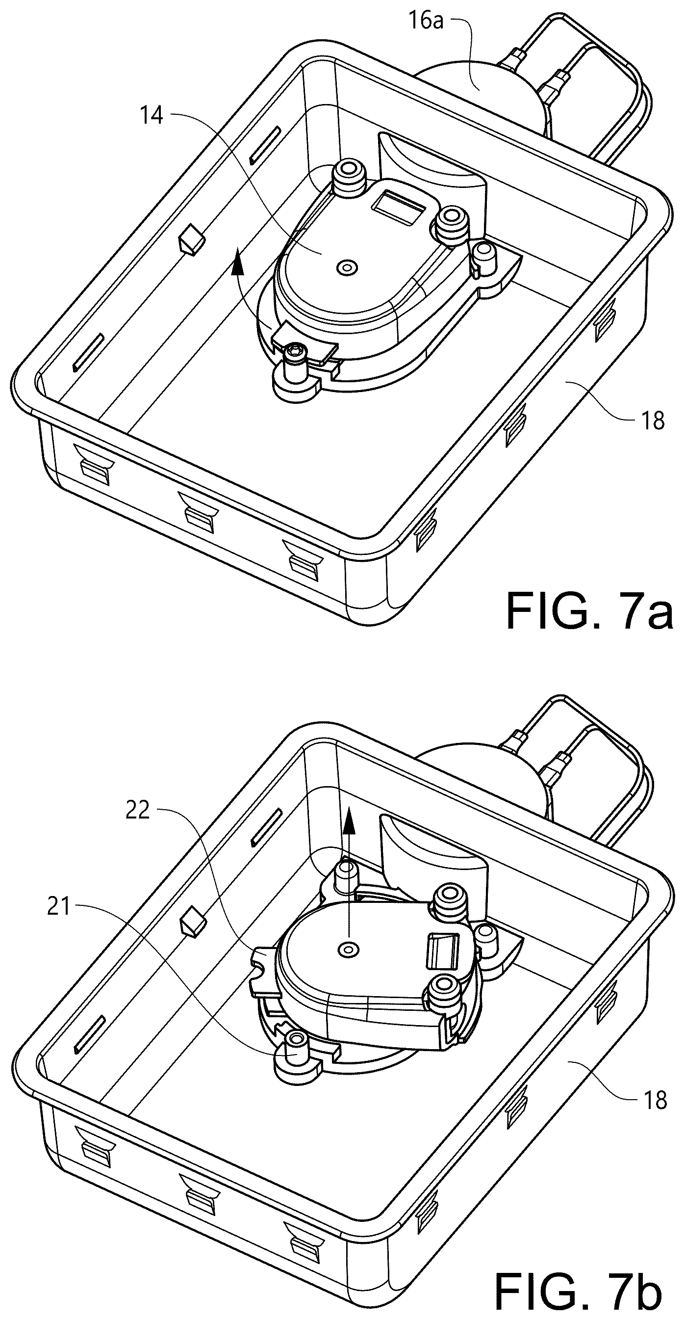 Patent US12551086 Figure 8 – Dishwasher detergent dispenser arrangement