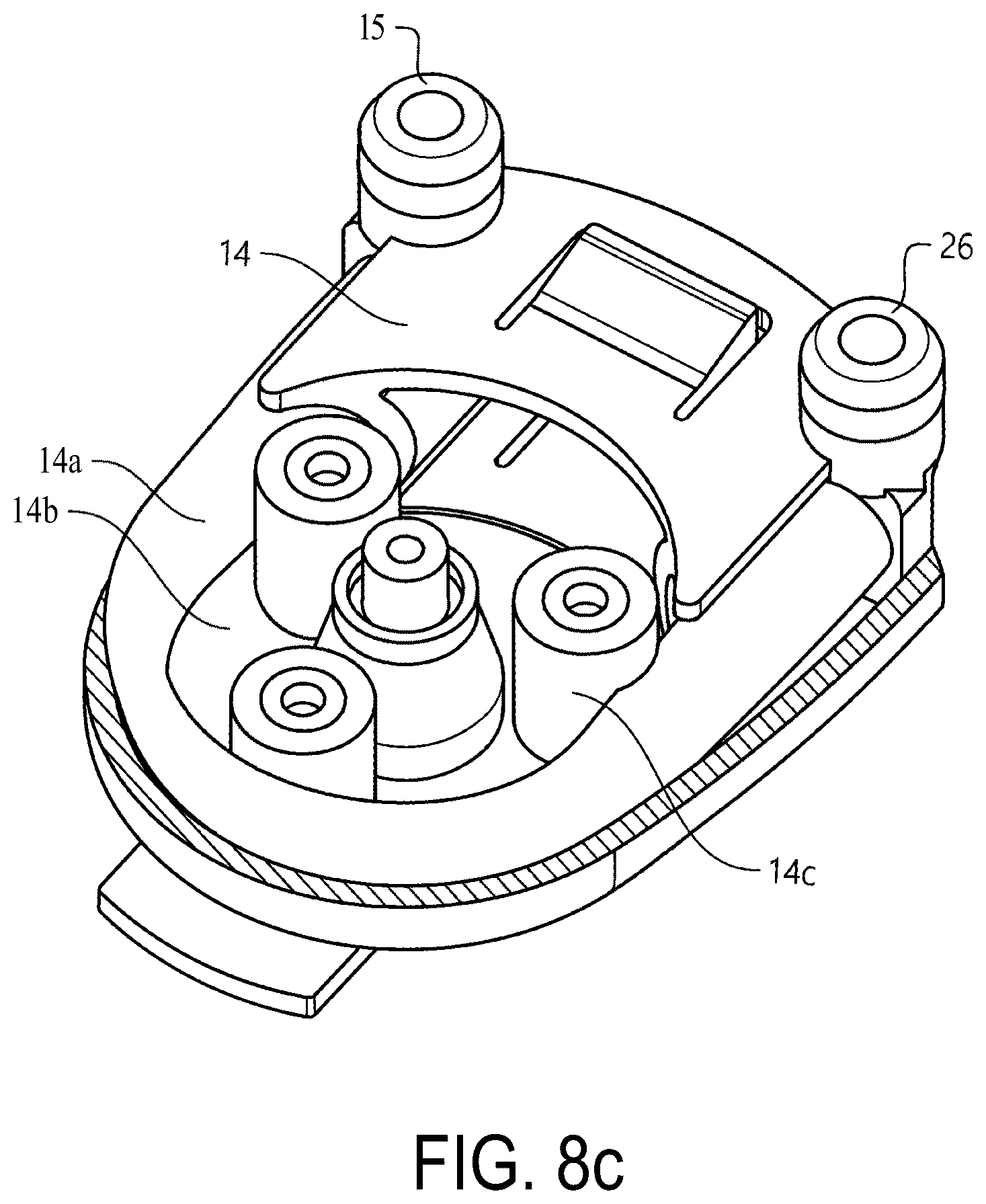 Patent US12551086 Figure 11 – Dishwasher detergent dispenser arrangement