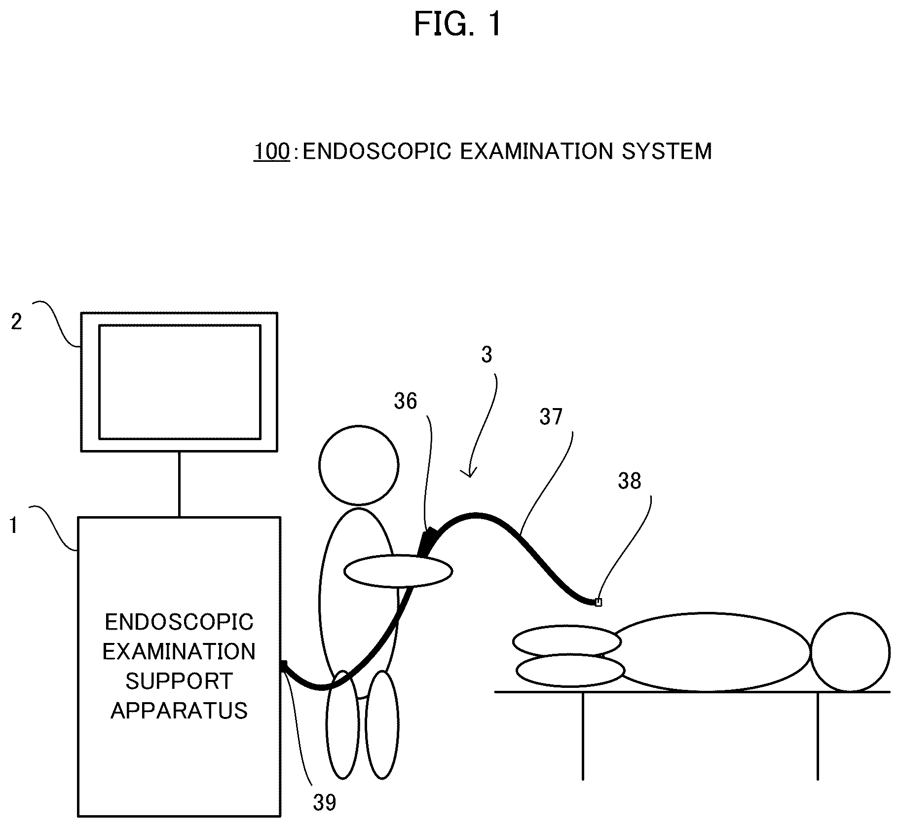 Patent US12551090 Figure 1 – Endoscopic examination support apparatus, endoscopic examination support method, and recording medium