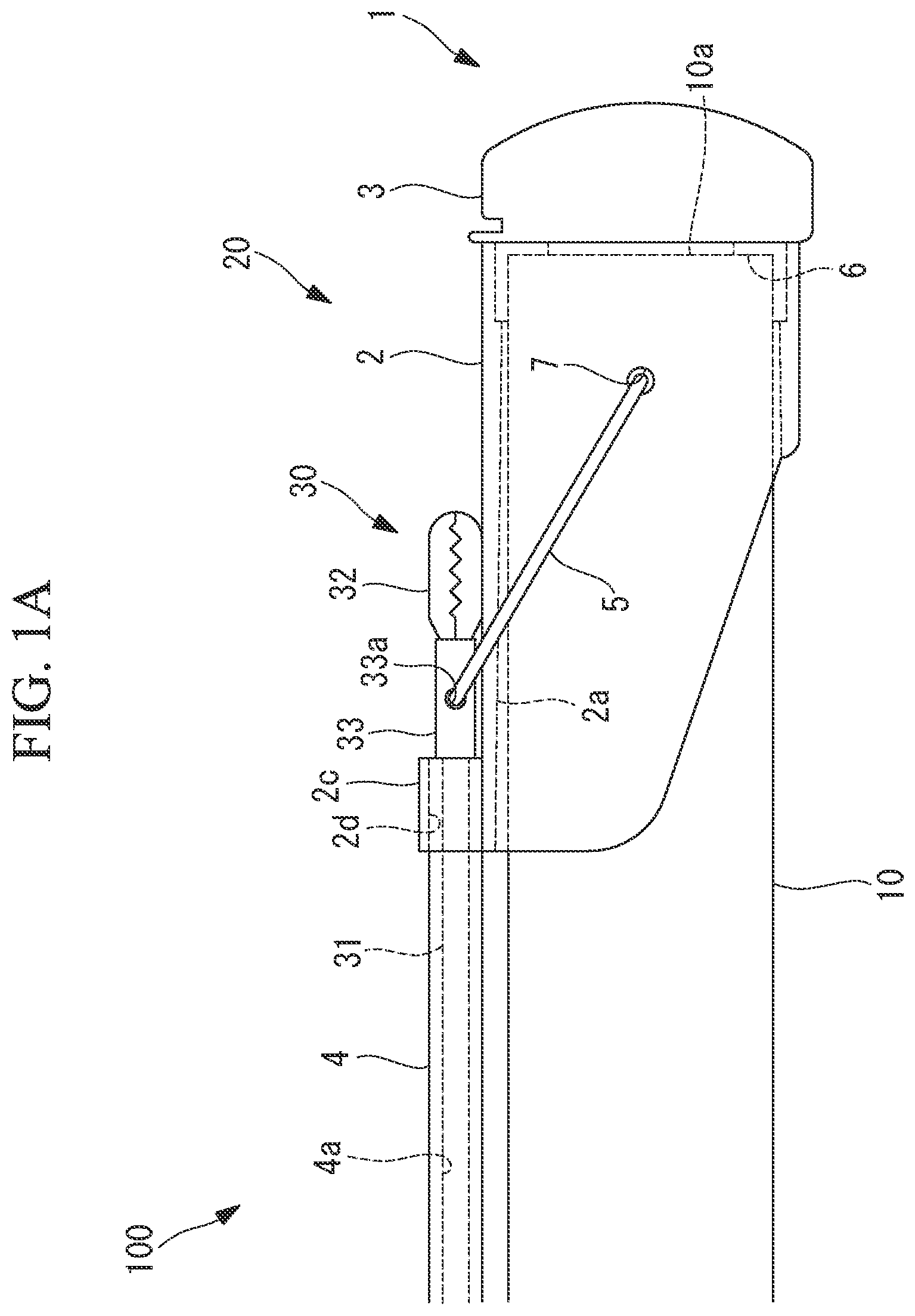 Patent US12551091 Figure 1 – Endoscope cap, endoscope treatment tool, and endoscope system
