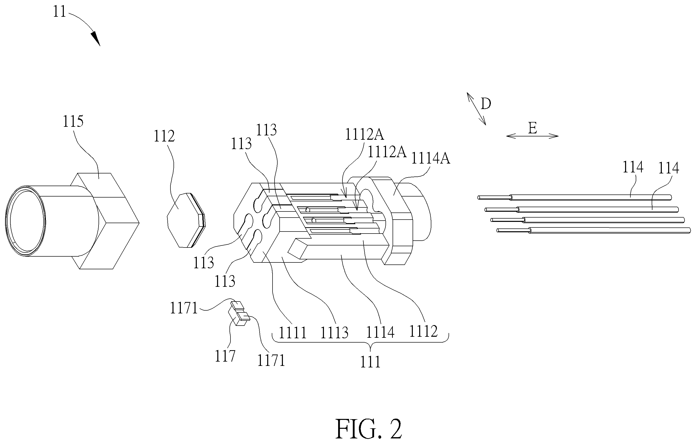 Patent US12551094 Figure 2 – Endoscopic image capturing assembly and endoscopic device therewith