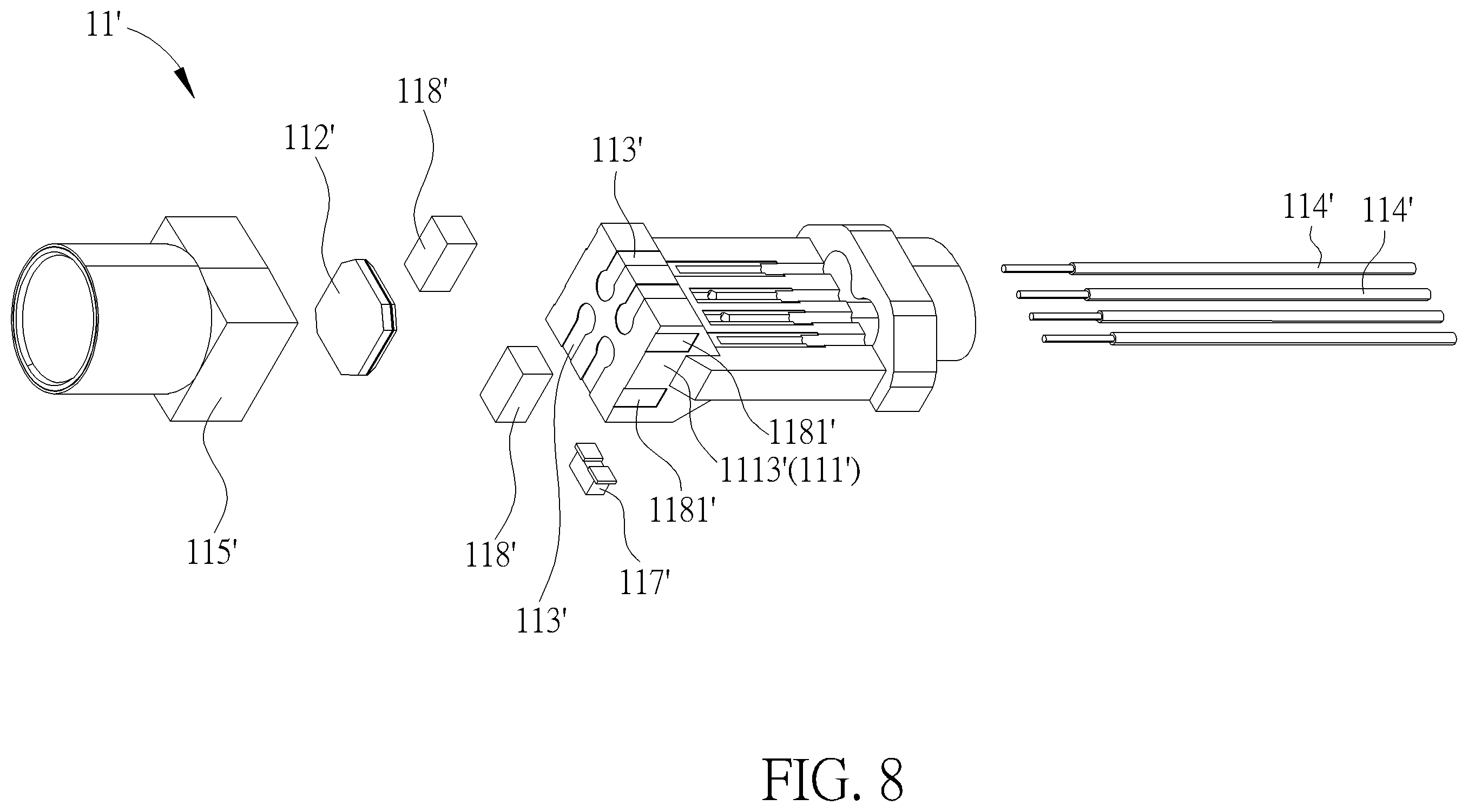 Patent US12551094 Figure 8 – Endoscopic image capturing assembly and endoscopic device therewith