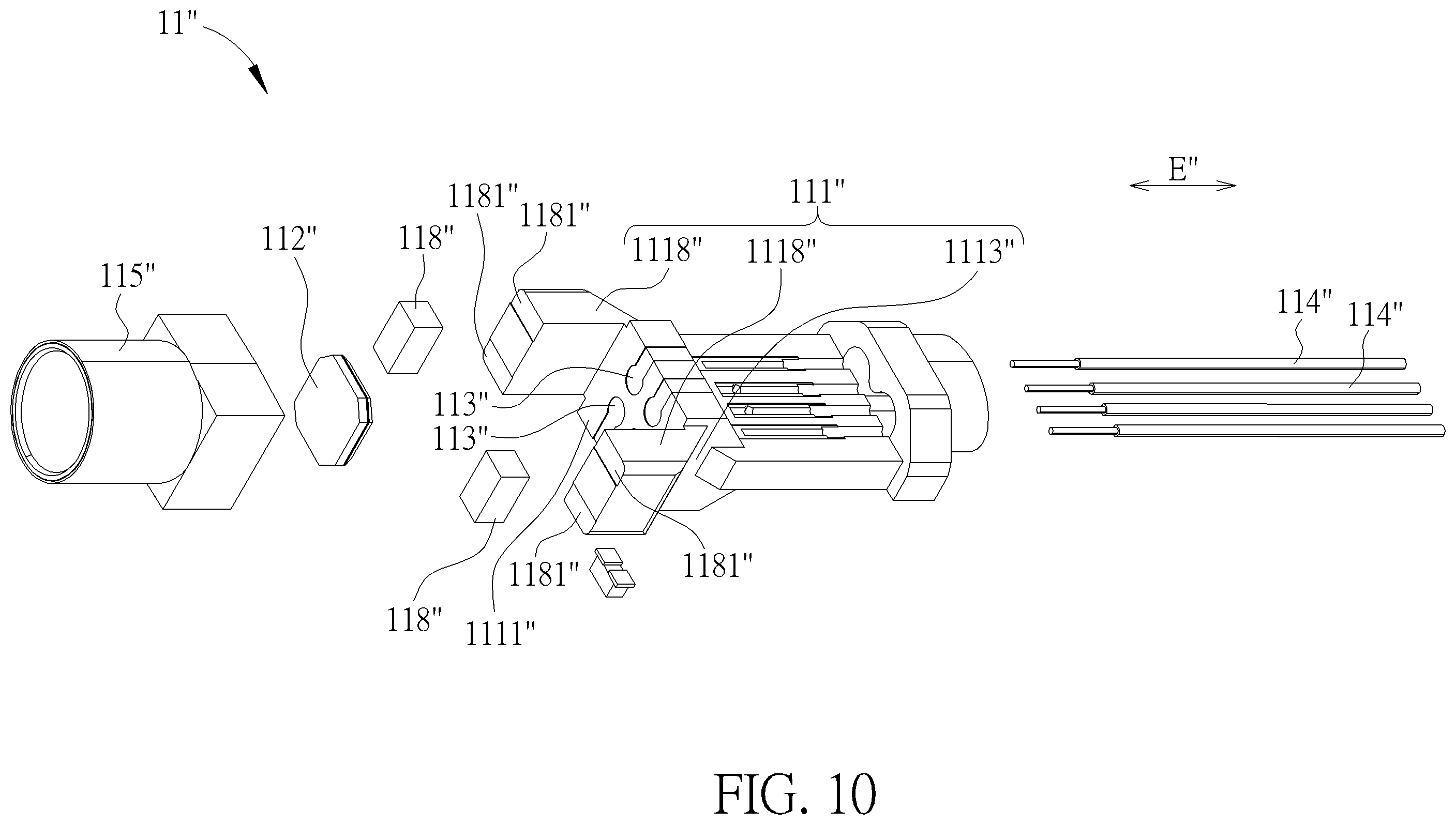 Patent US12551094 Figure 10 – Endoscopic image capturing assembly and endoscopic device therewith