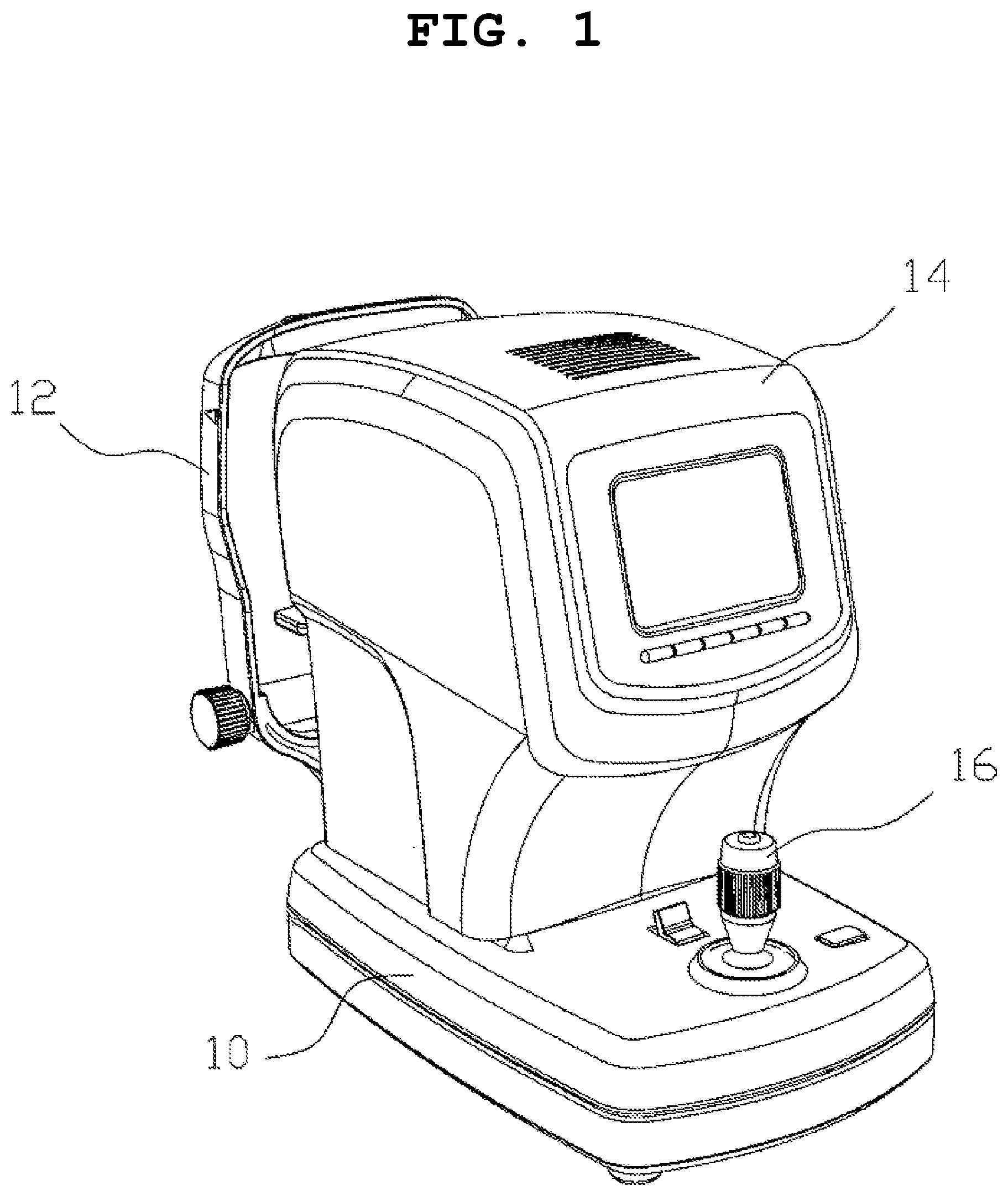 Patent US12551098 Figure 1 – Controller and eye-examining device having the same
