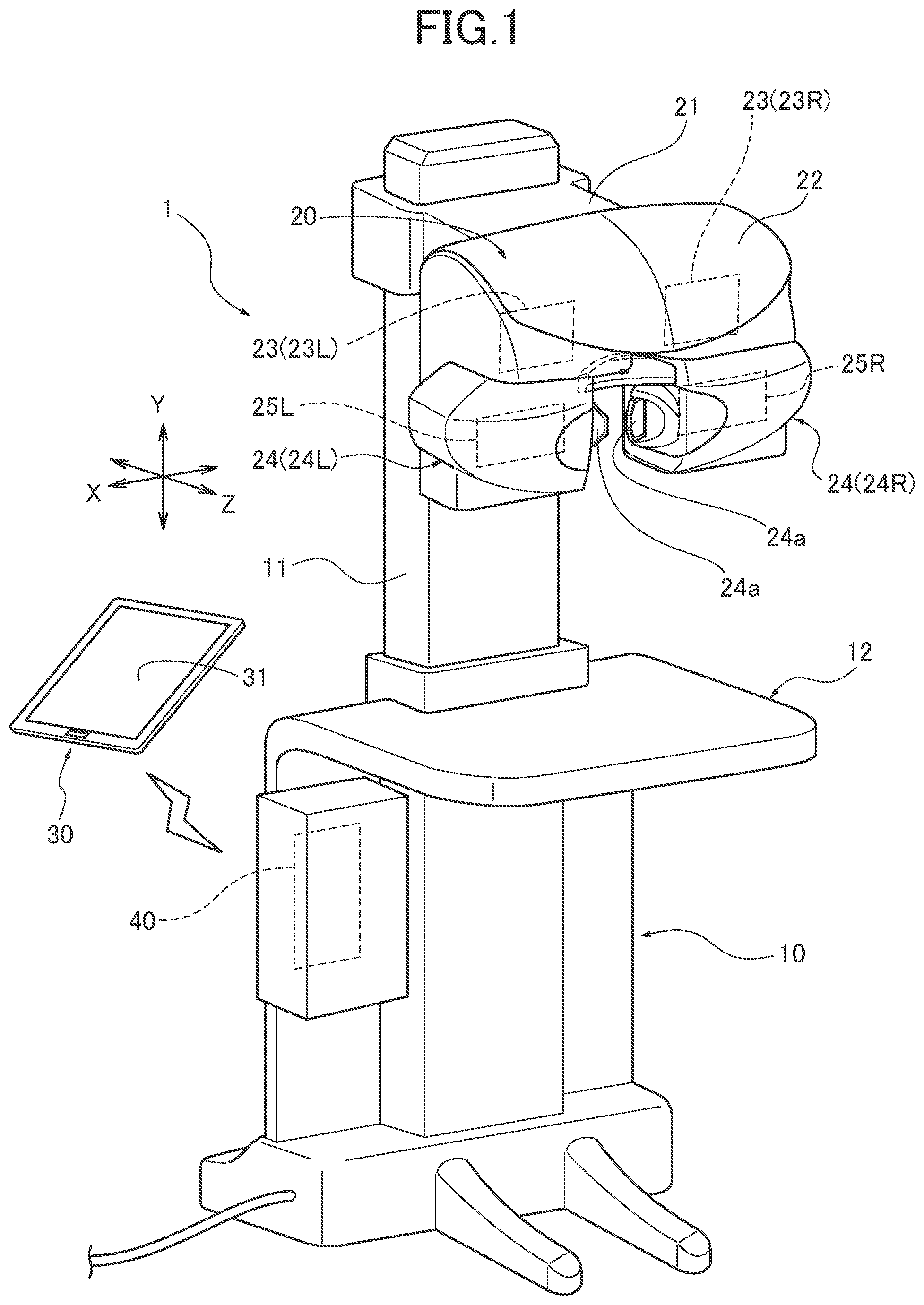 Patent US12551099 Figure 1 – Ophthalmologic apparatus