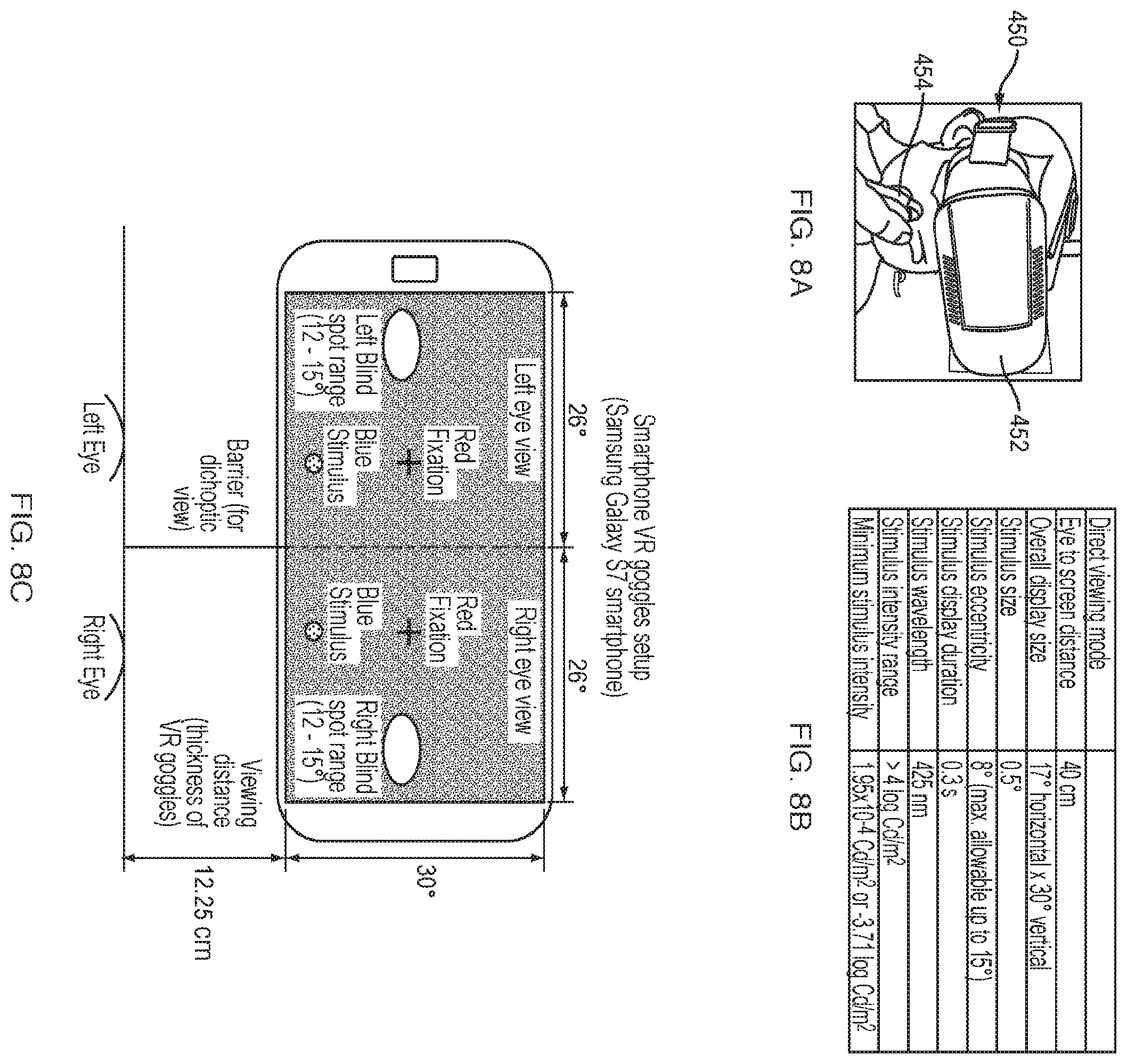 Patent US12551100 Figure 8 – Measuring dark adaptation